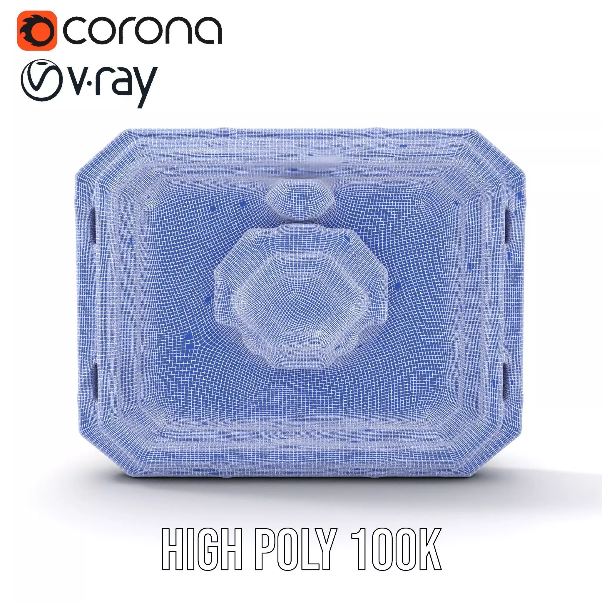 Futuristic Circuit Panel model pack Low-poly 3D model_32