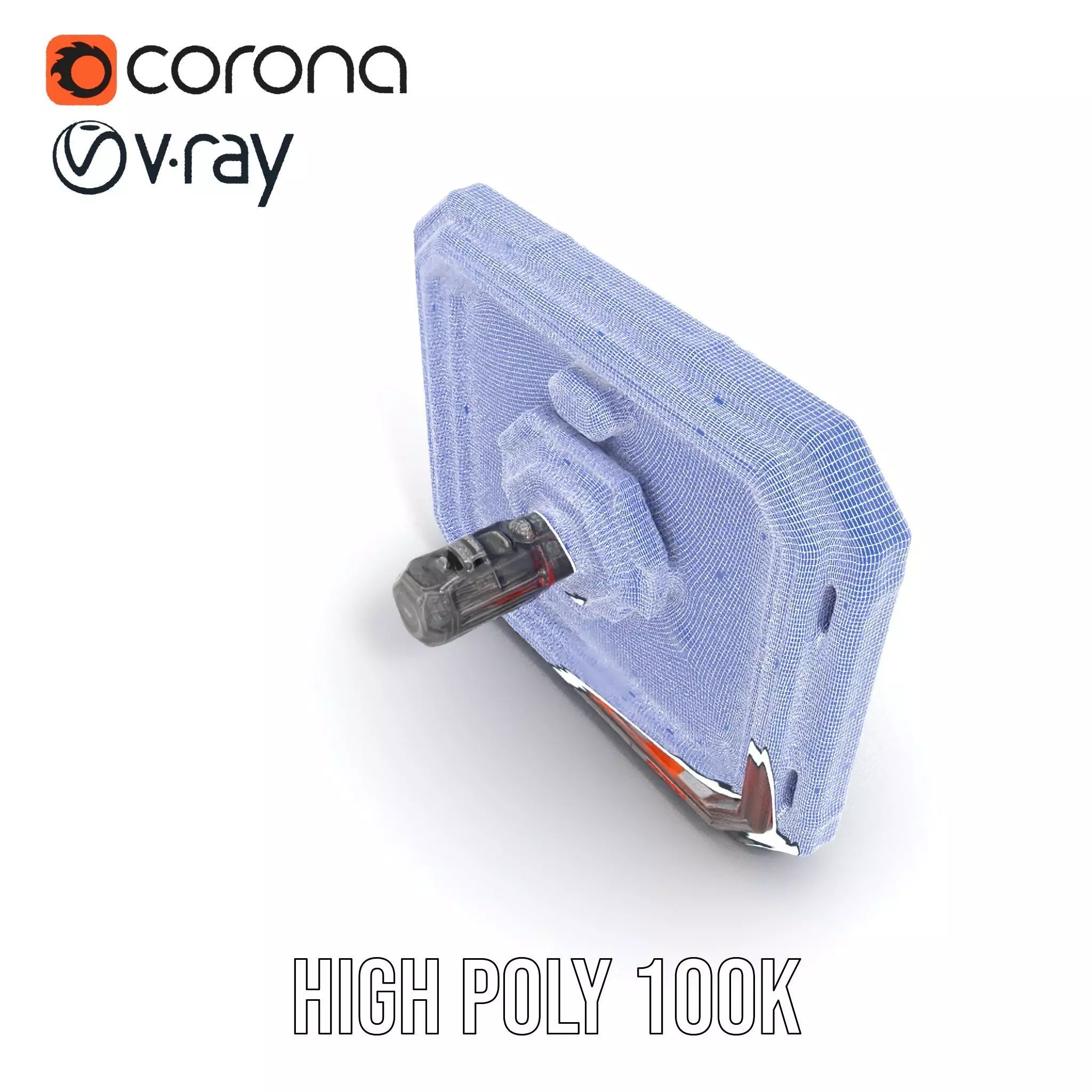 Futuristic Circuit Panel model pack Low-poly 3D model_33