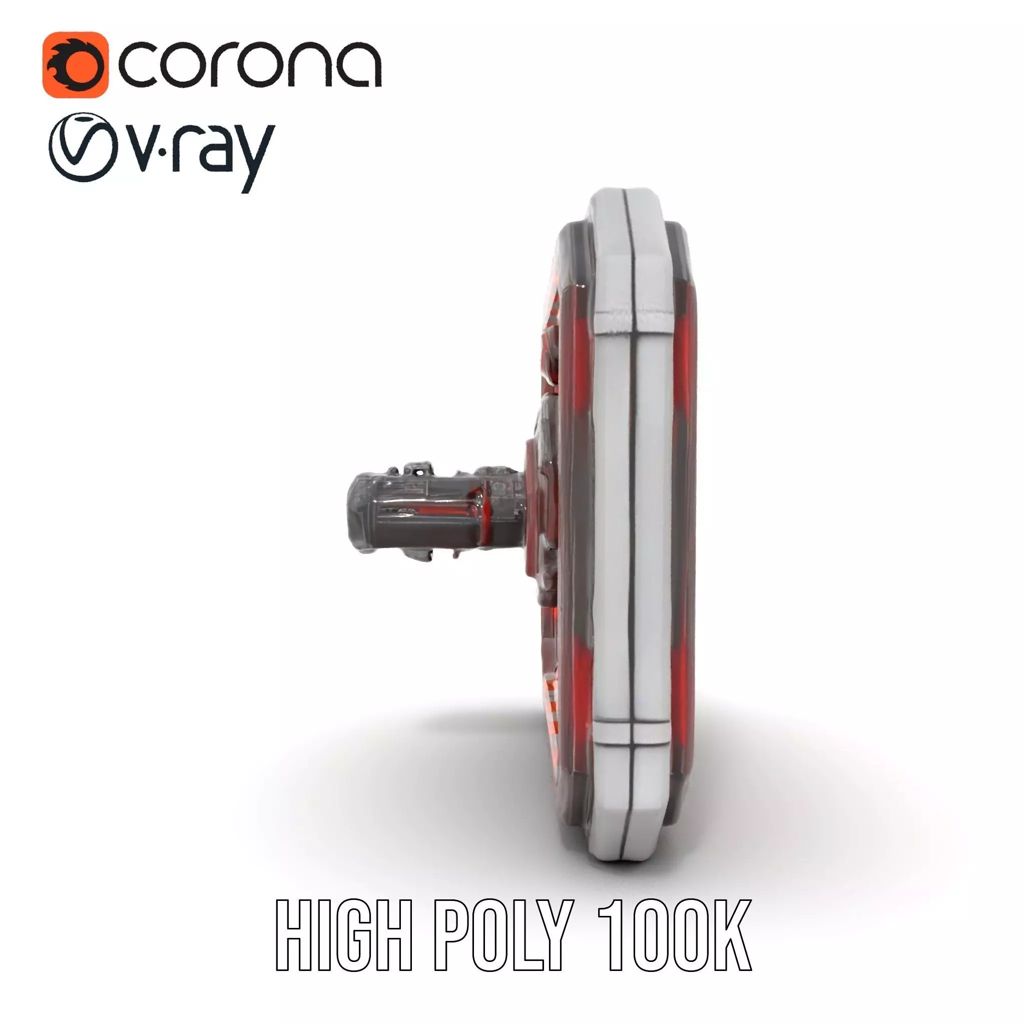 Futuristic Circuit Panel model pack Low-poly 3D model_29