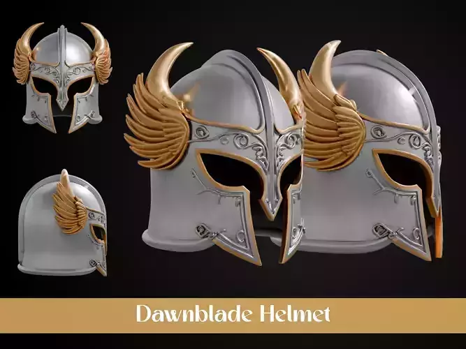 Stylized Numeror Helmet - Dawnblade