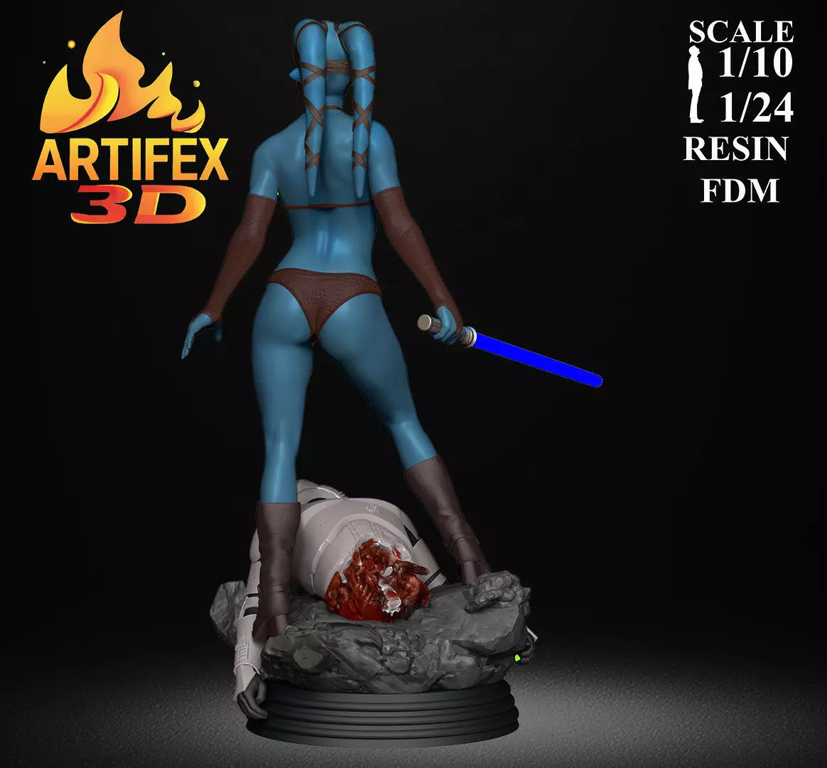 Aayla Secura 3D print model_19
