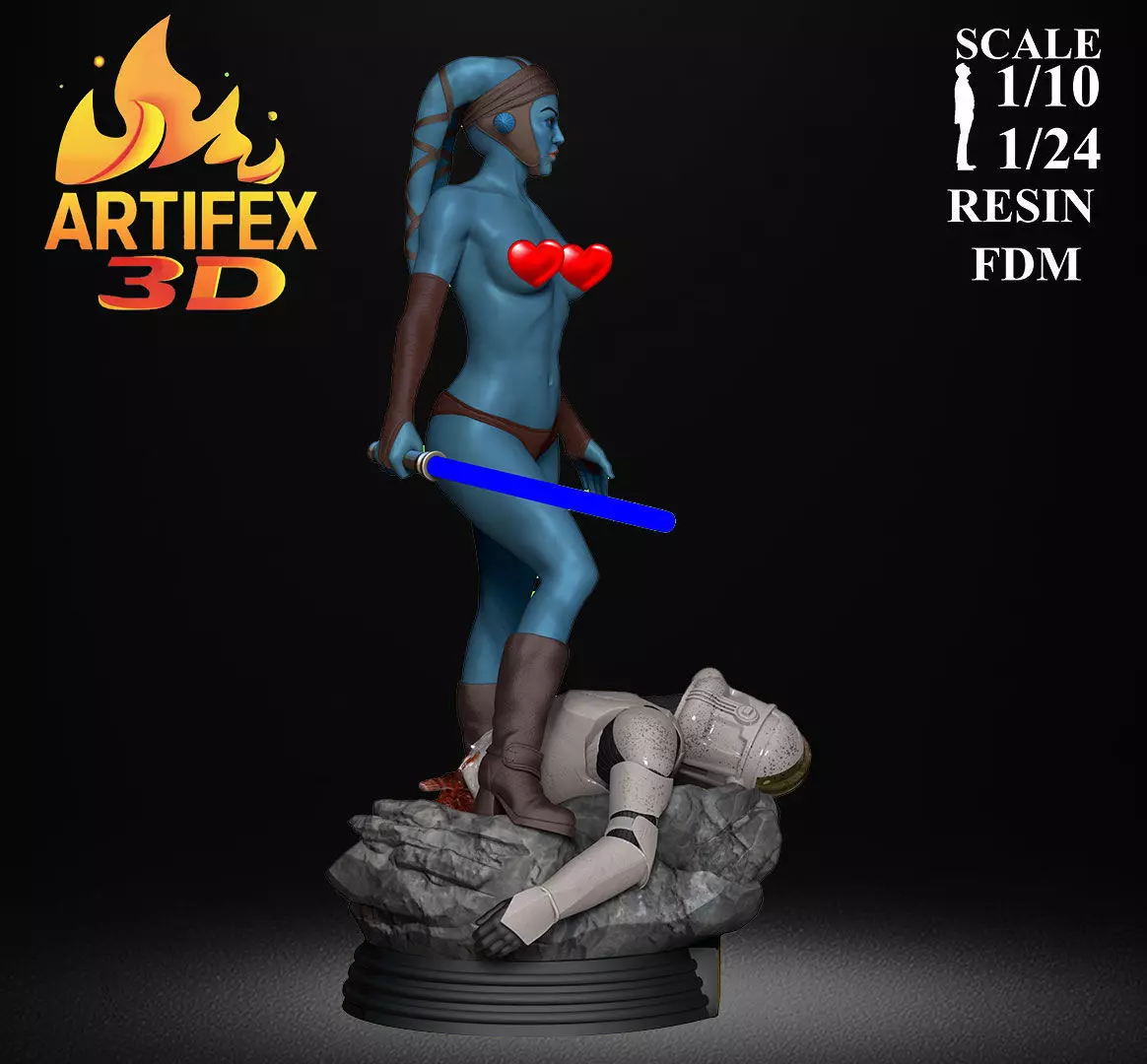 Aayla Secura 3D print model_21