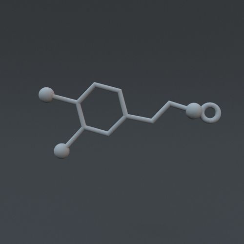 dofamin simple pendant Free 3D print model