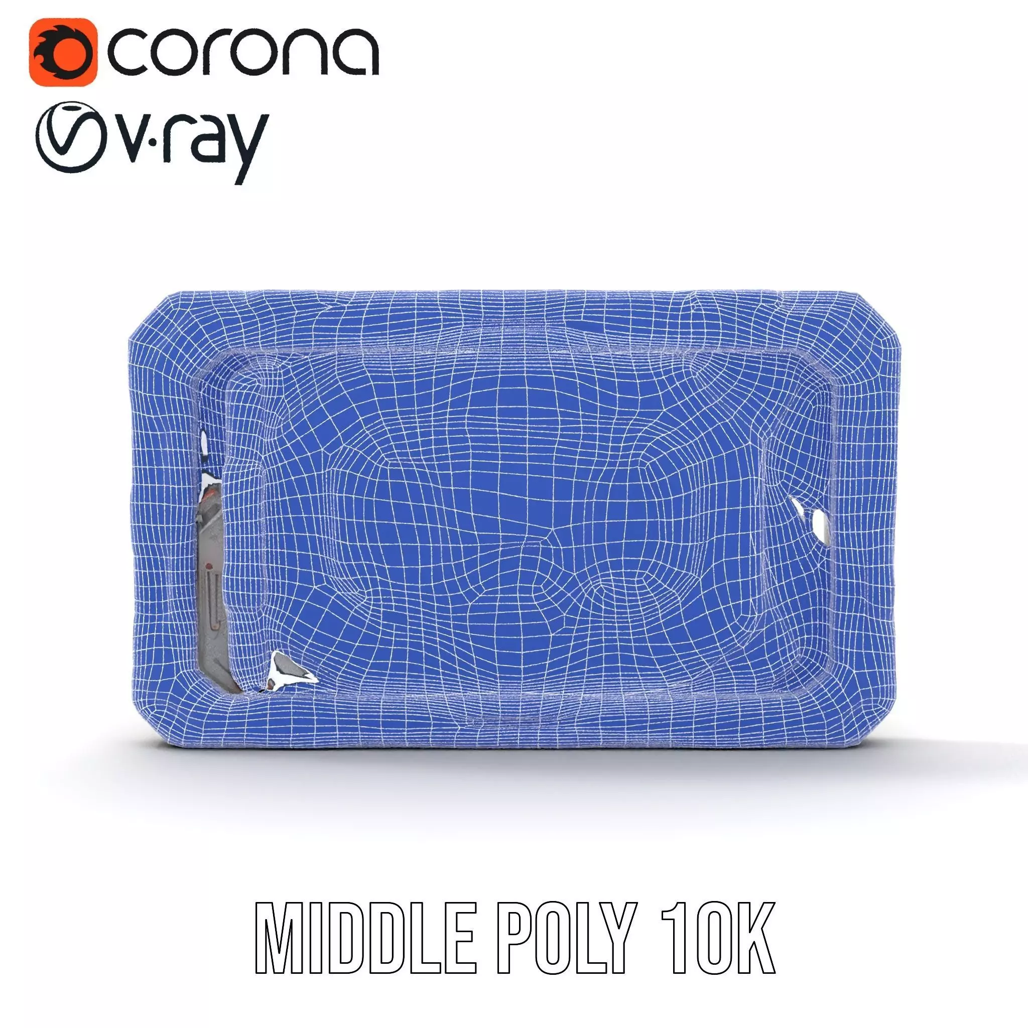 Futuristic Orange Panel model pack Low-poly 3D model_26