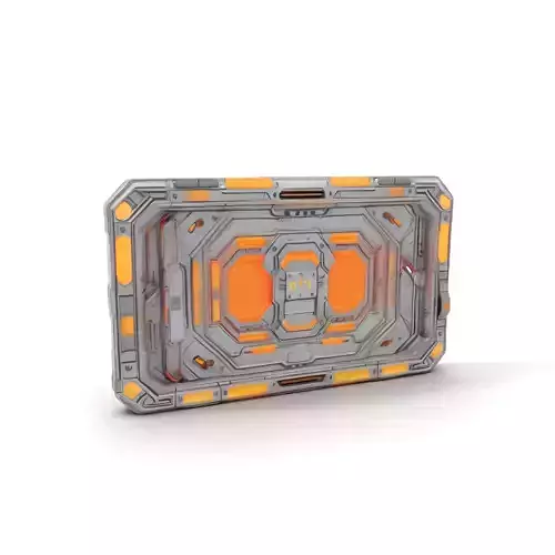 Futuristic Orange Panel model pack