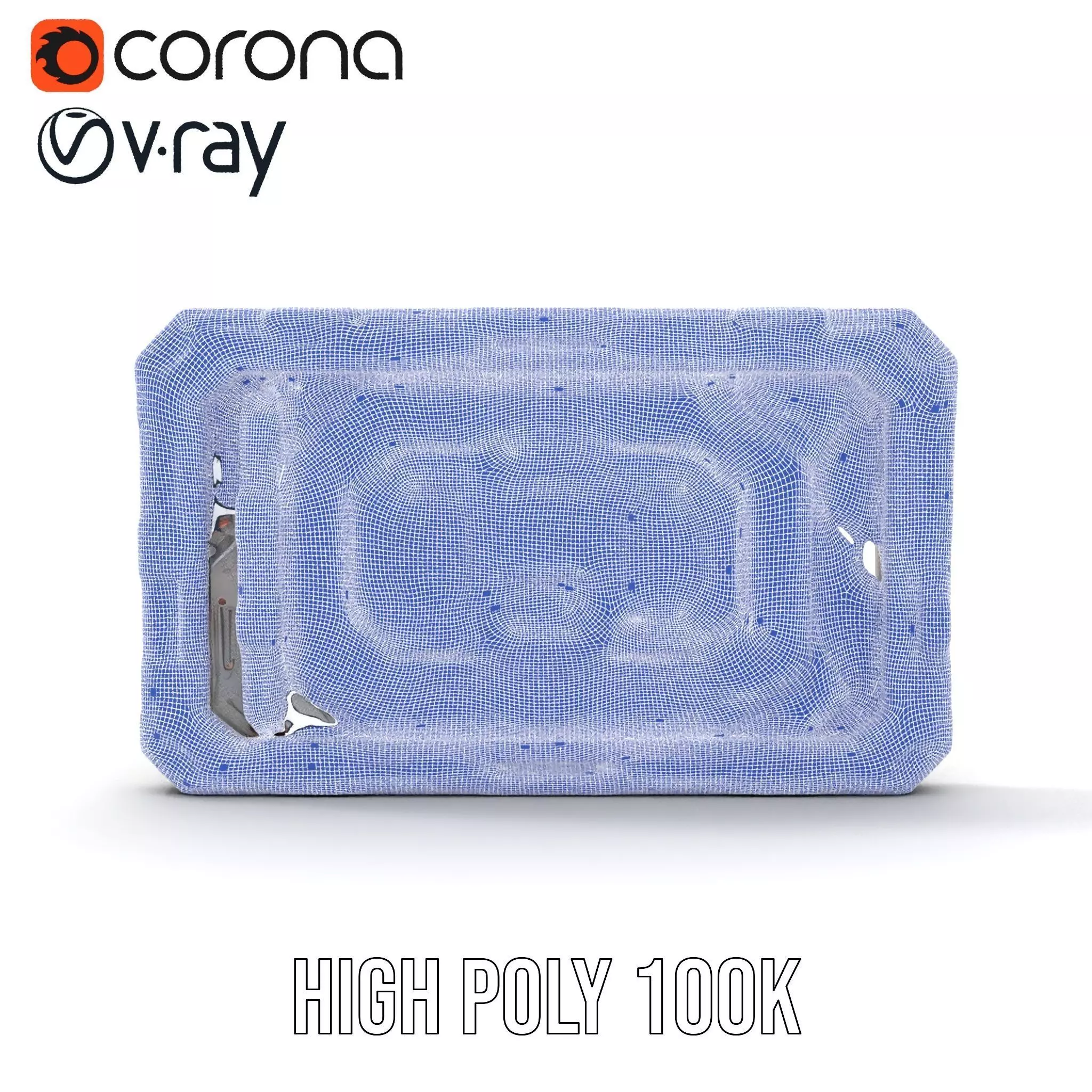 Futuristic Orange Panel model pack Low-poly 3D model_33