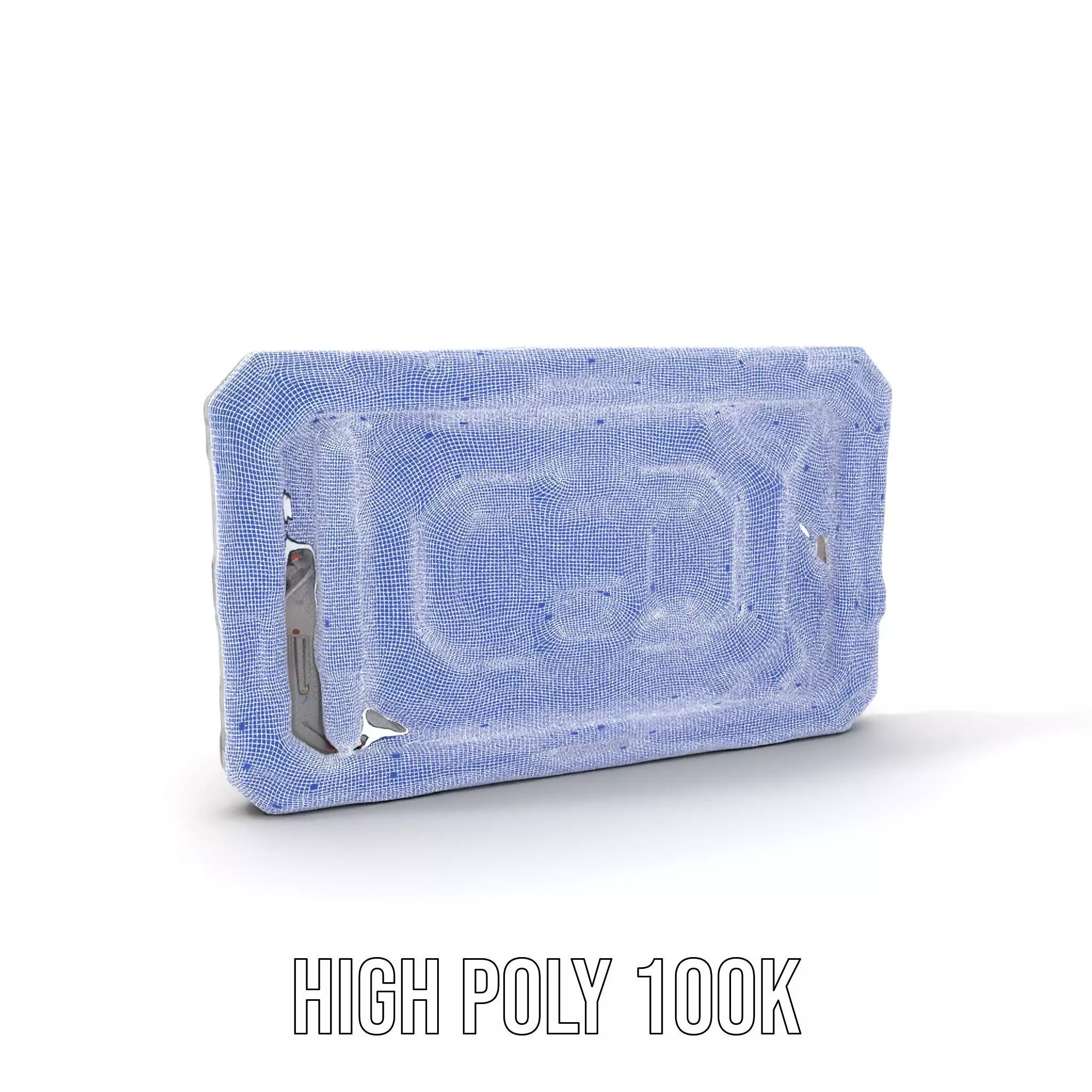 Futuristic Orange Panel model pack Low-poly 3D model_4