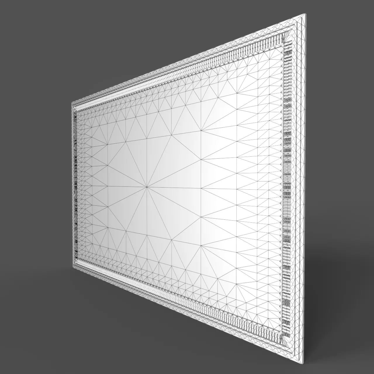 Framed Wall Painting Canvas 3D model_5