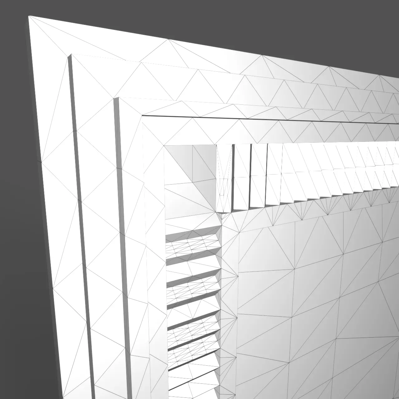 Framed Wall Painting Canvas 3D model_10