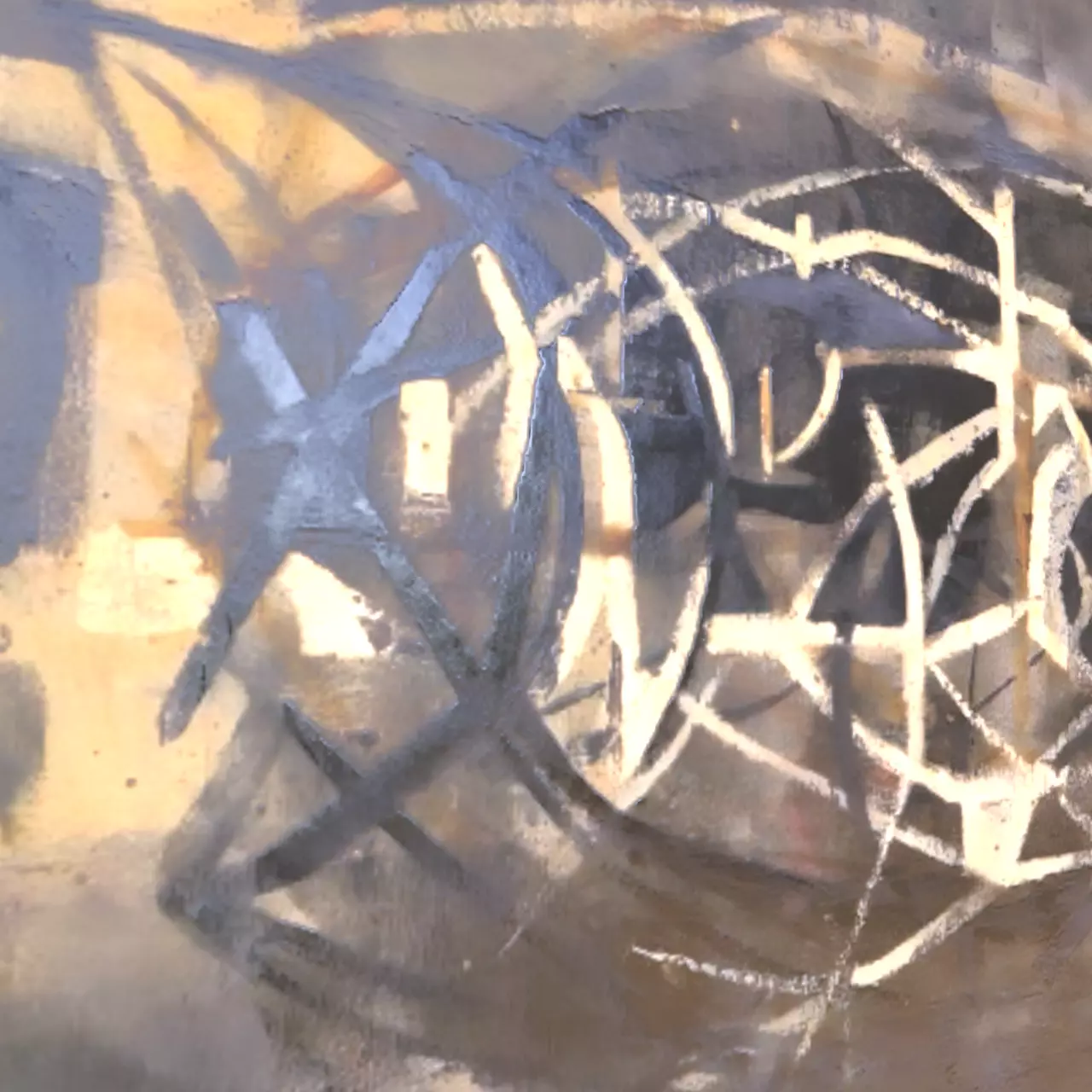 Framed Wall Painting Canvas 3D model_4