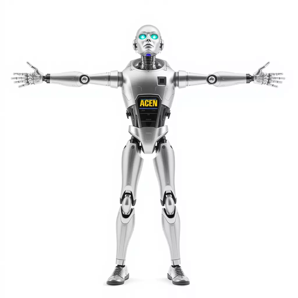 Advanced Silver Robot model pack Low-poly 3D model_2