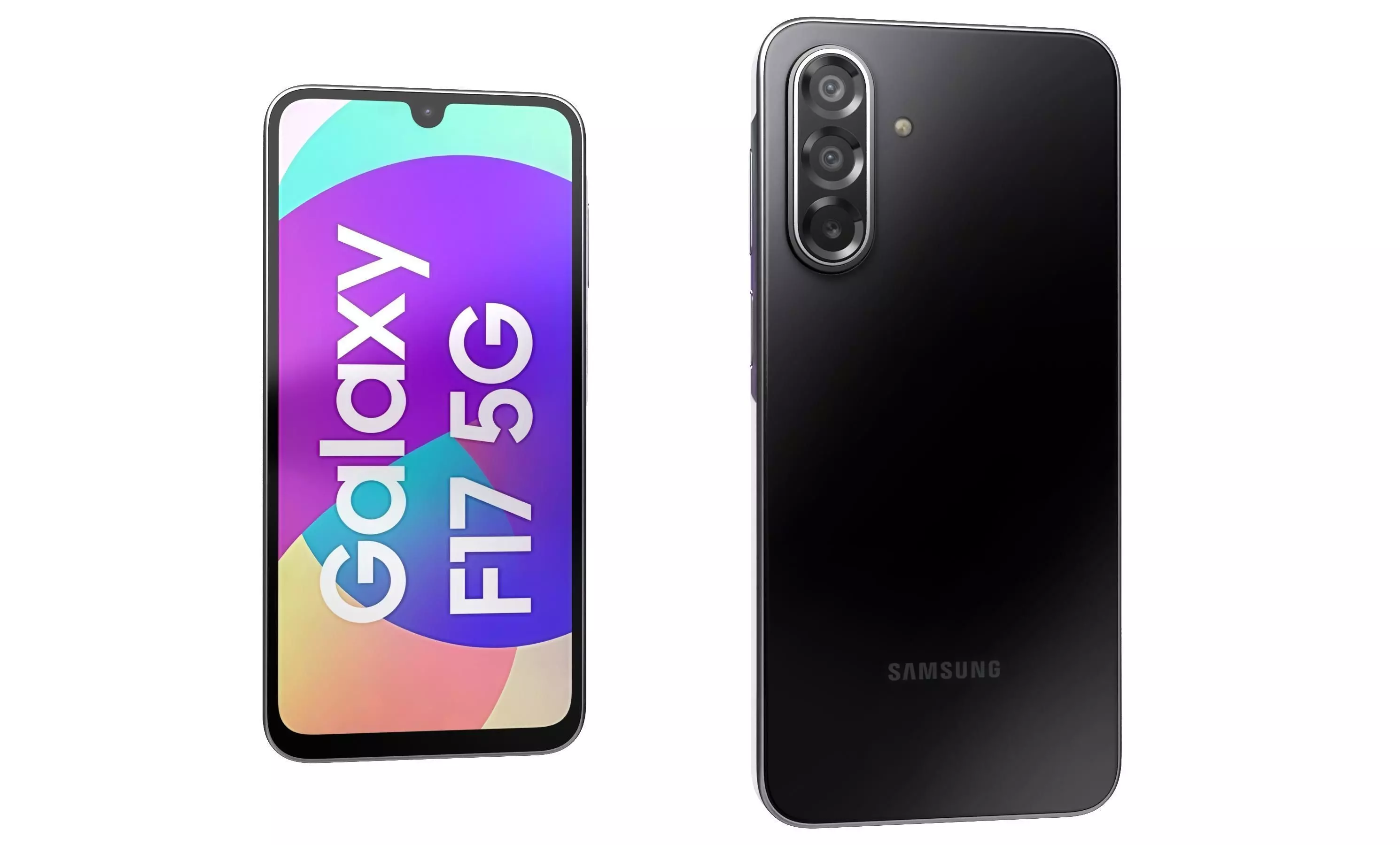 Samsung Galaxy F17 5G Neo Black 3D model_0