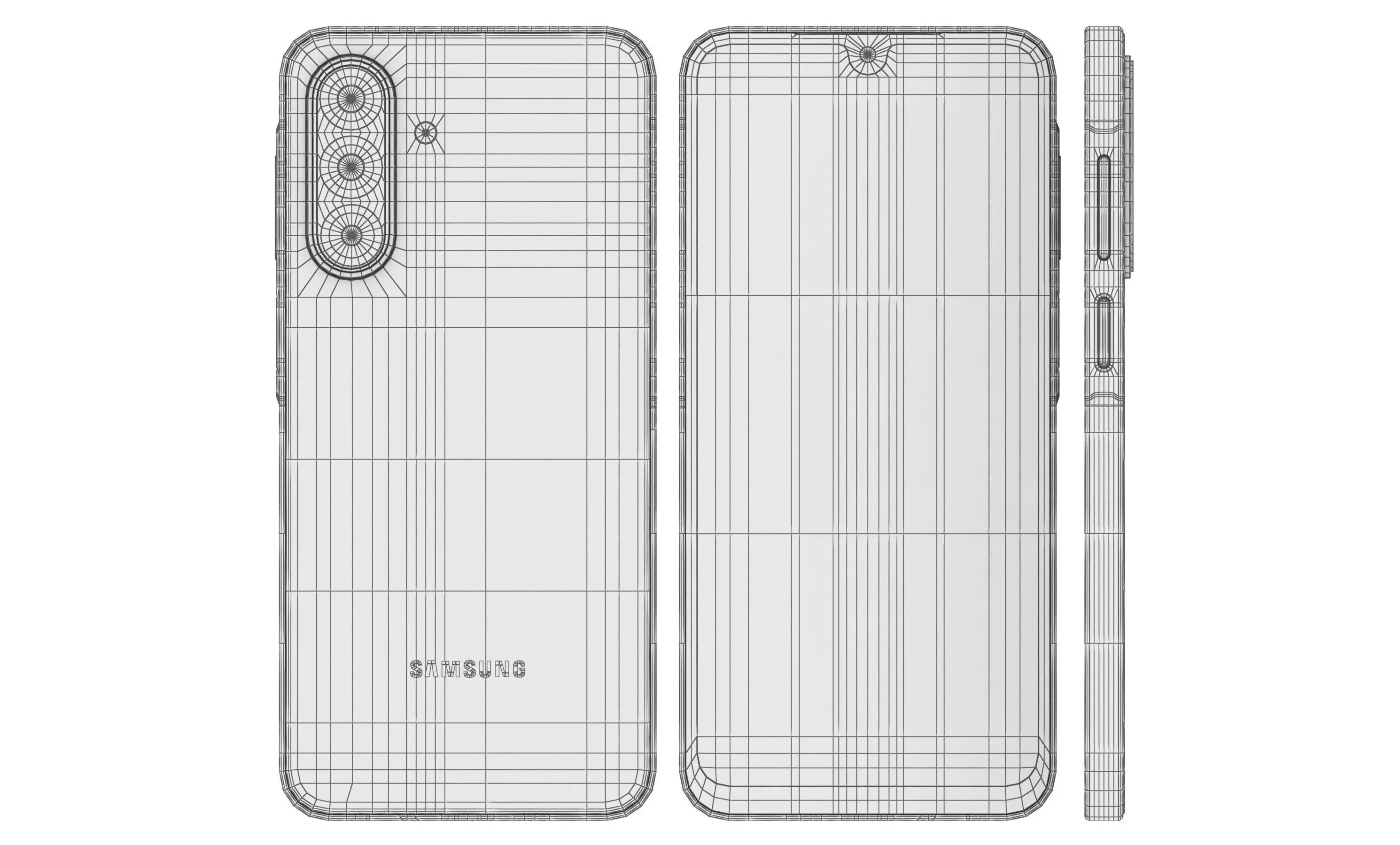 Samsung Galaxy F17 5G Neo Black 3D model_14