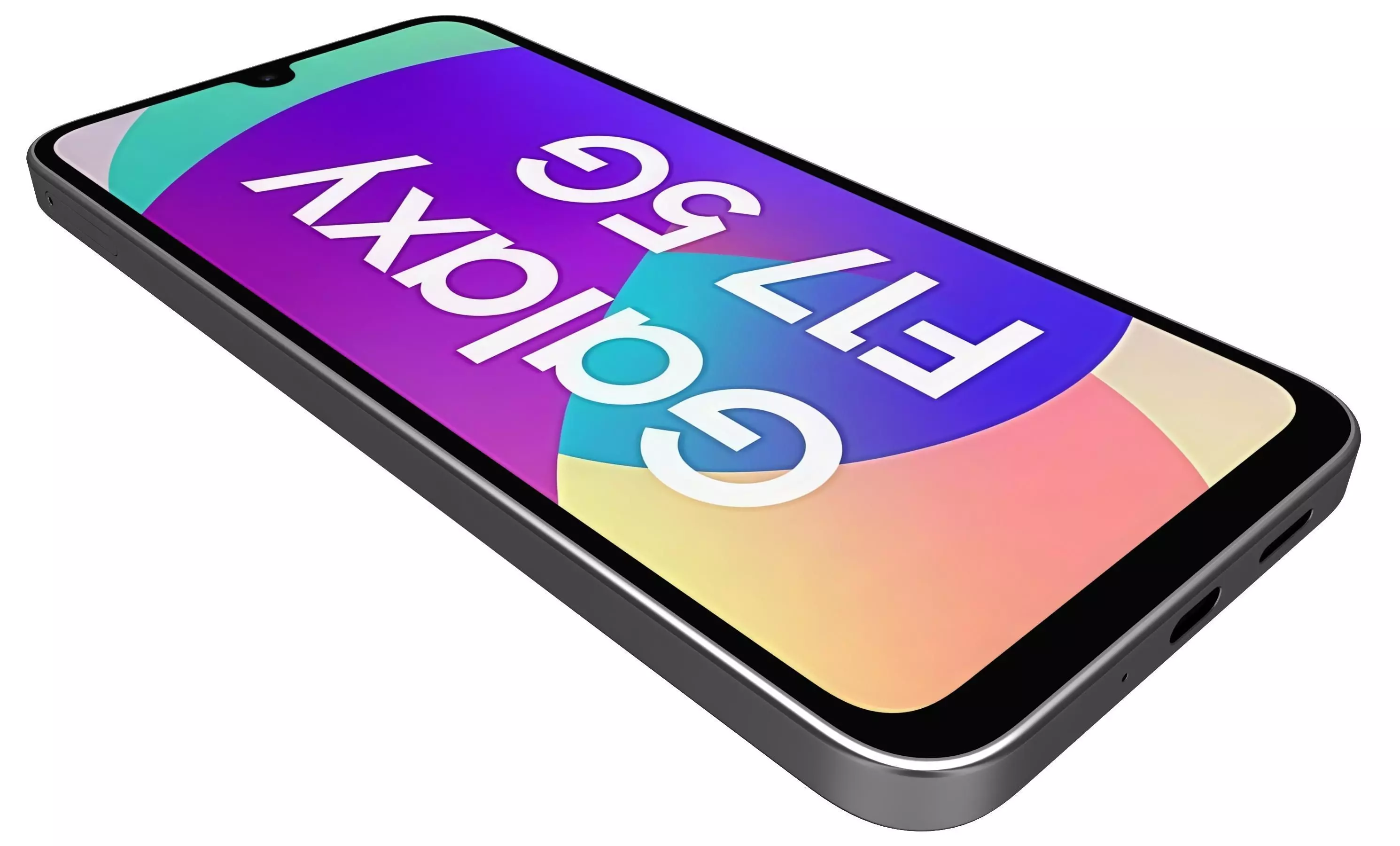 Samsung Galaxy F17 5G Neo Black 3D model_9