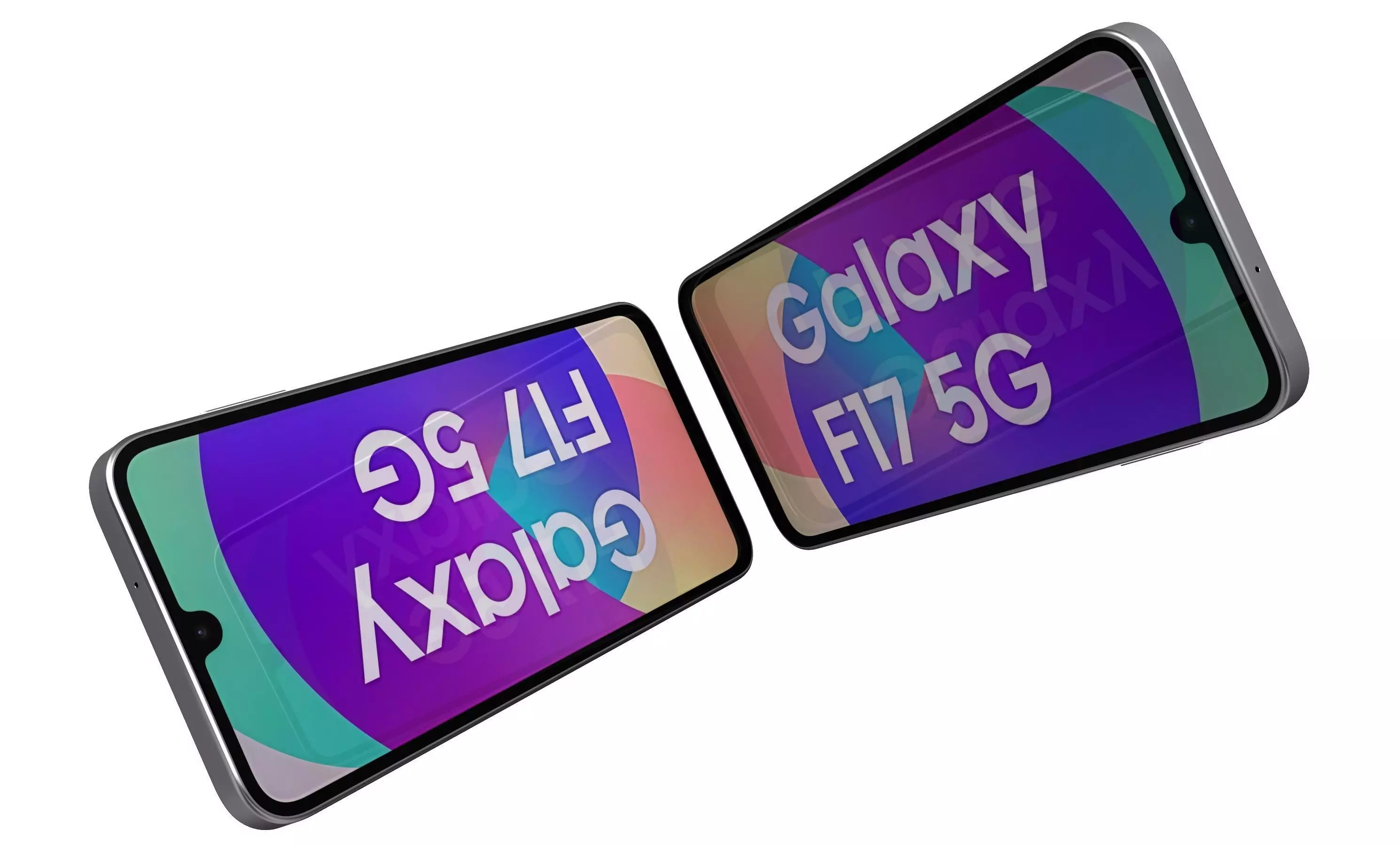 Samsung Galaxy F17 5G Neo Black 3D model_4