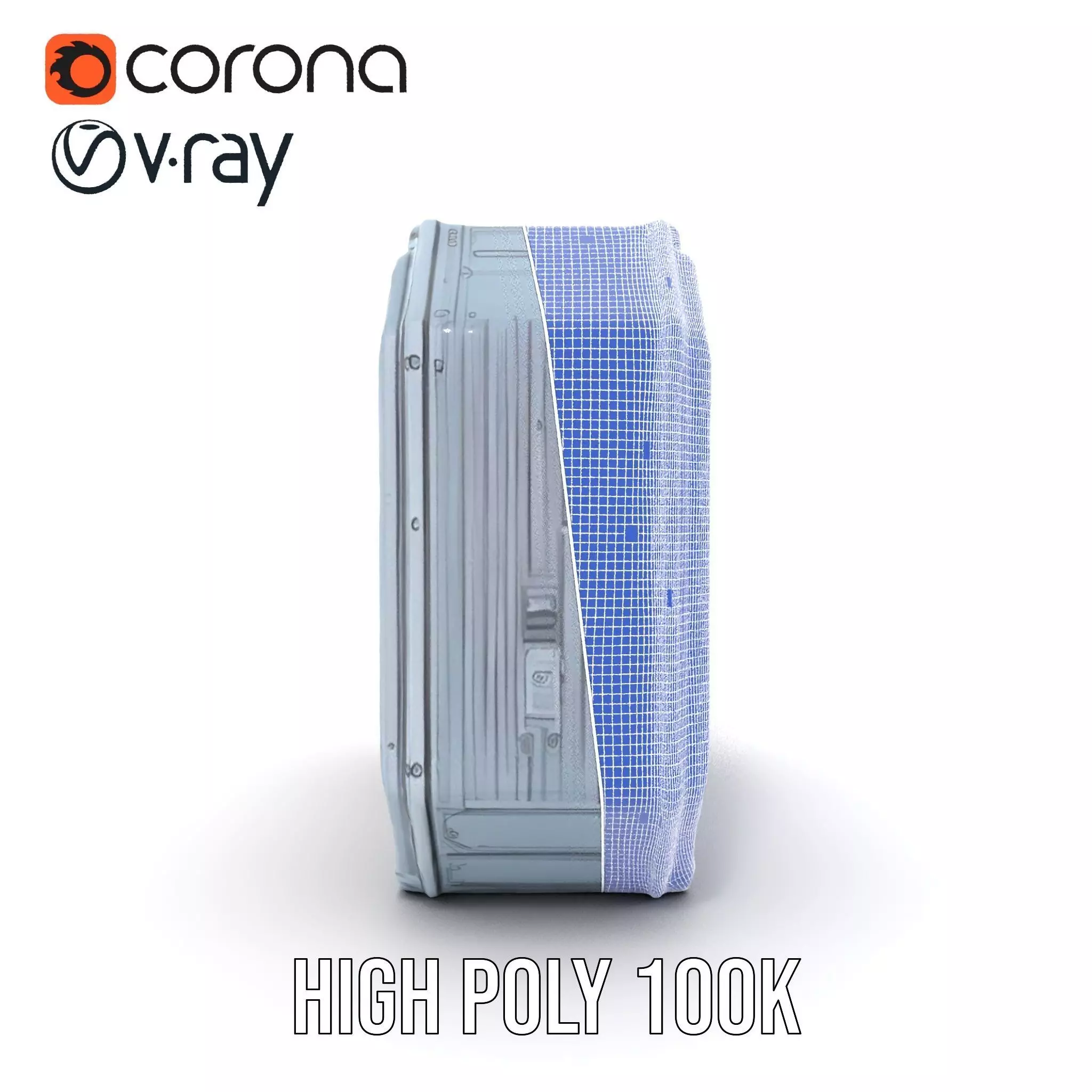 Futuristic Control Panel model pack Low-poly 3D model_34