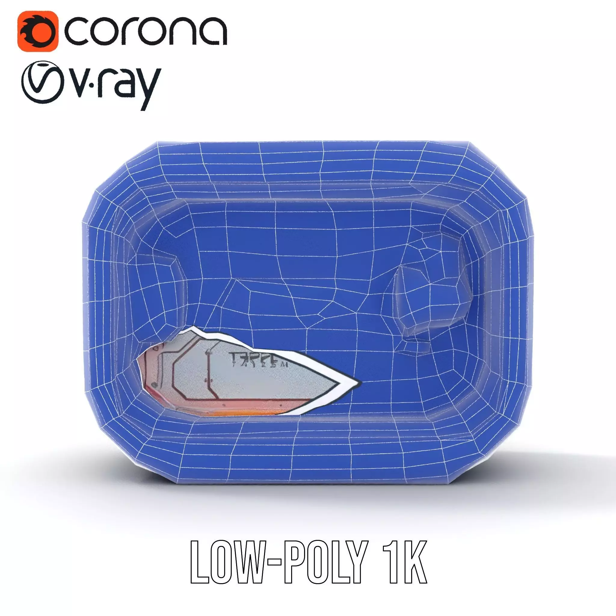 Futuristic Control Panel model pack Low-poly 3D model_14