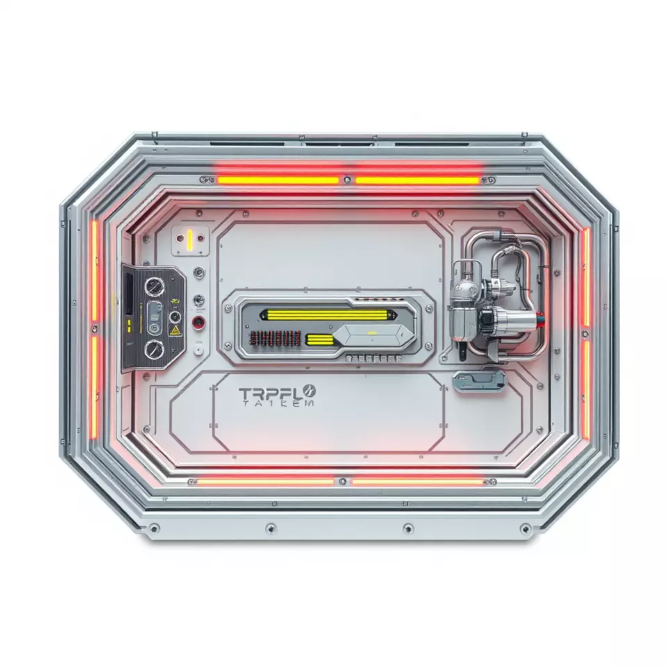 Futuristic Control Panel model pack Low-poly 3D model_2