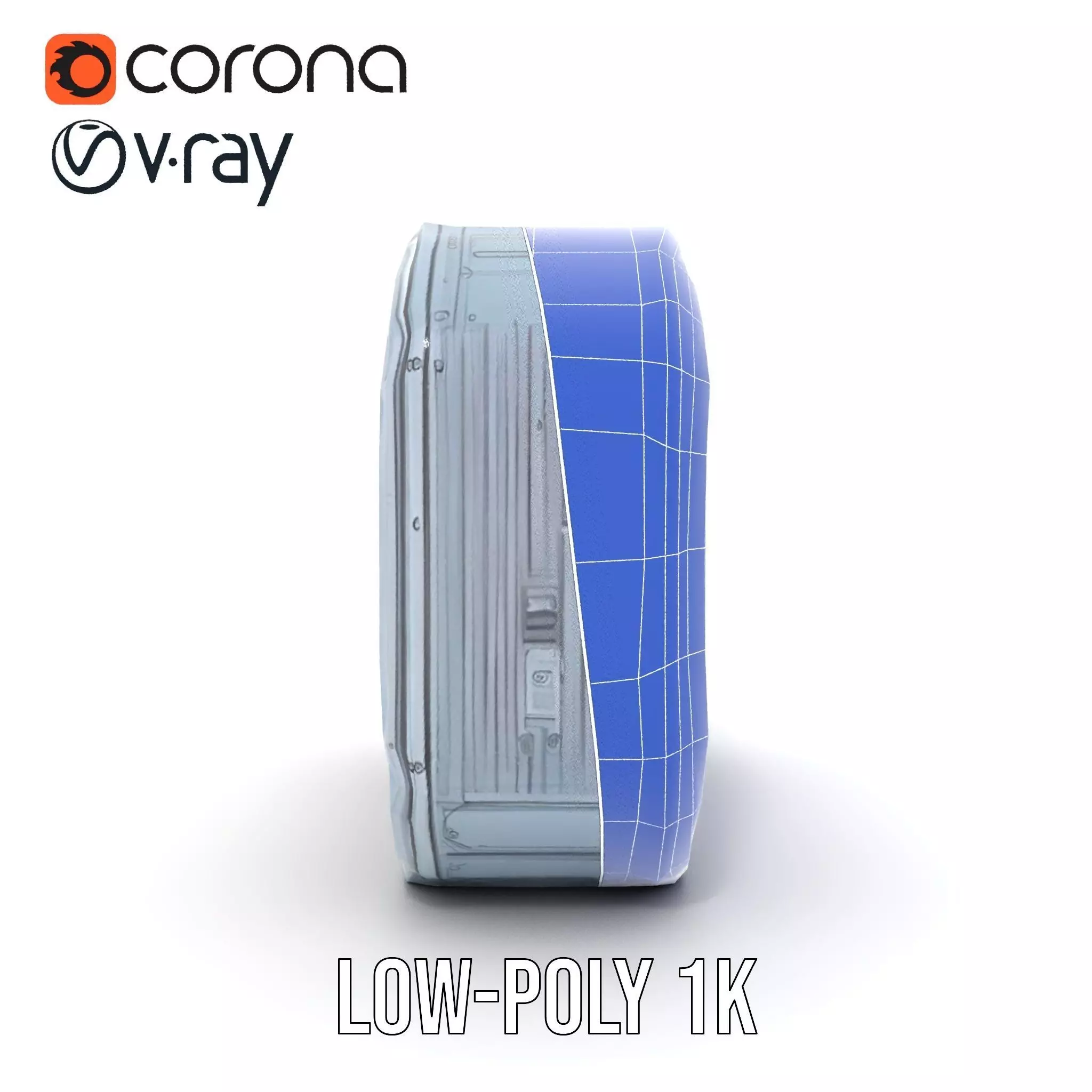 Futuristic Control Panel model pack Low-poly 3D model_30