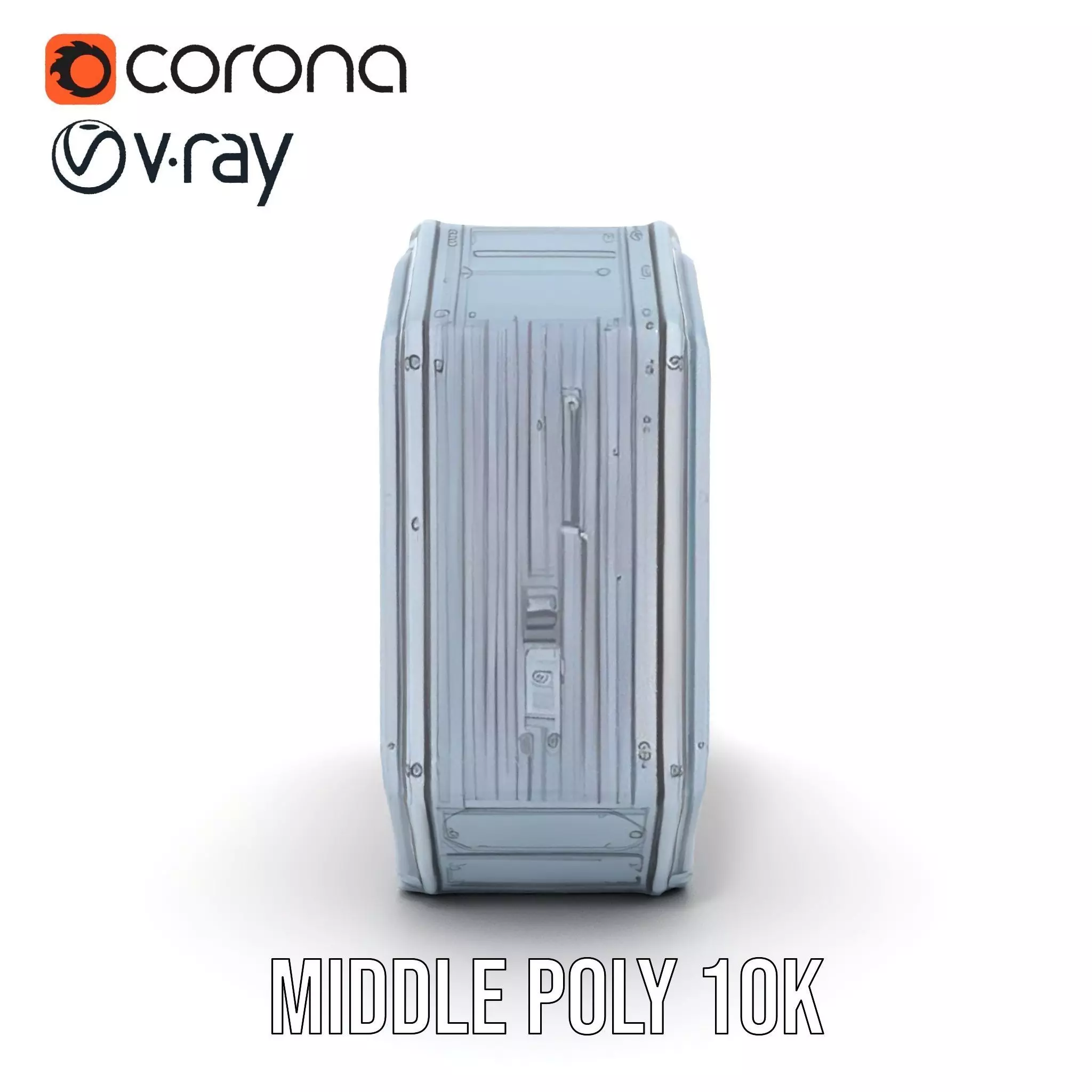 Futuristic Control Panel model pack Low-poly 3D model_23