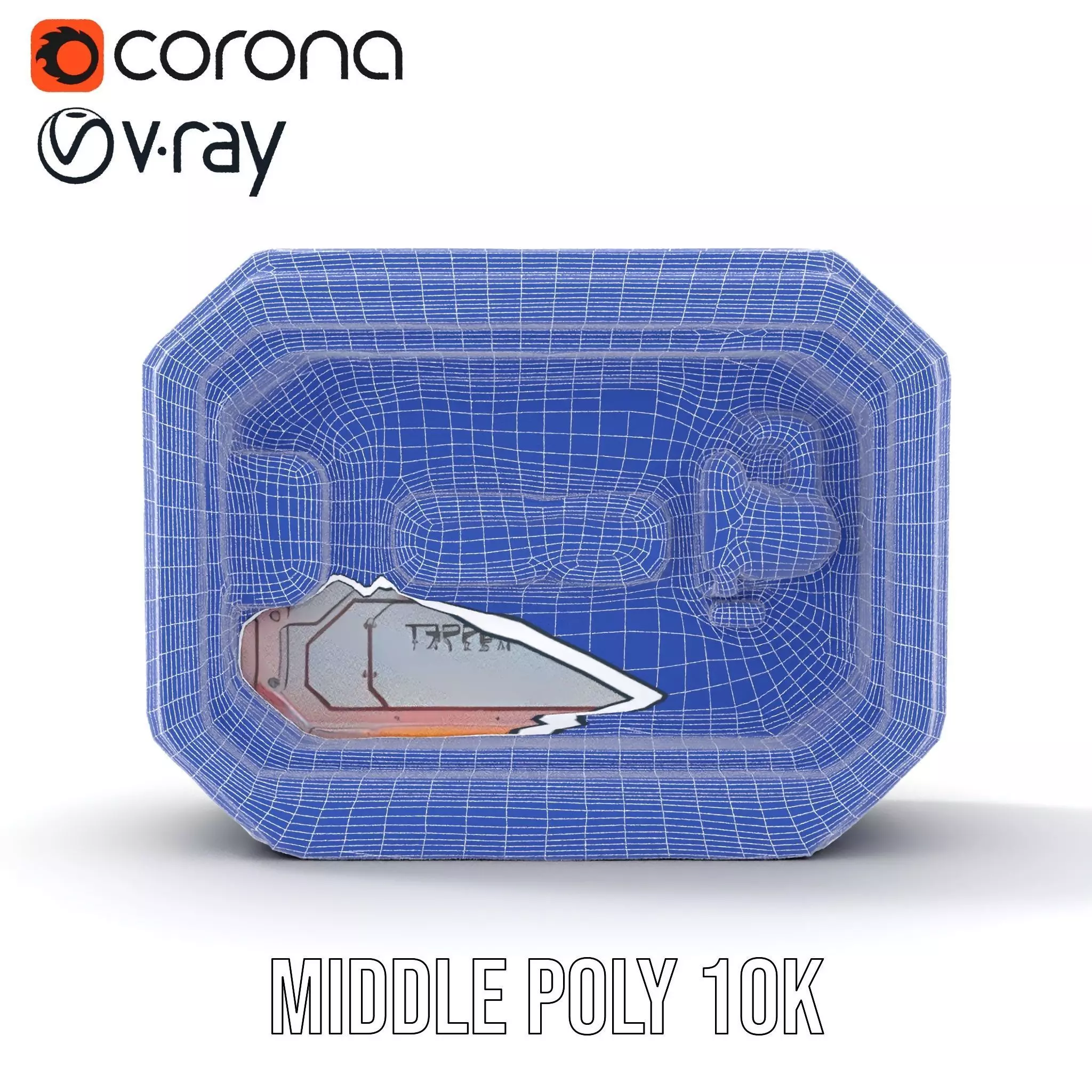 Futuristic Control Panel model pack Low-poly 3D model_15