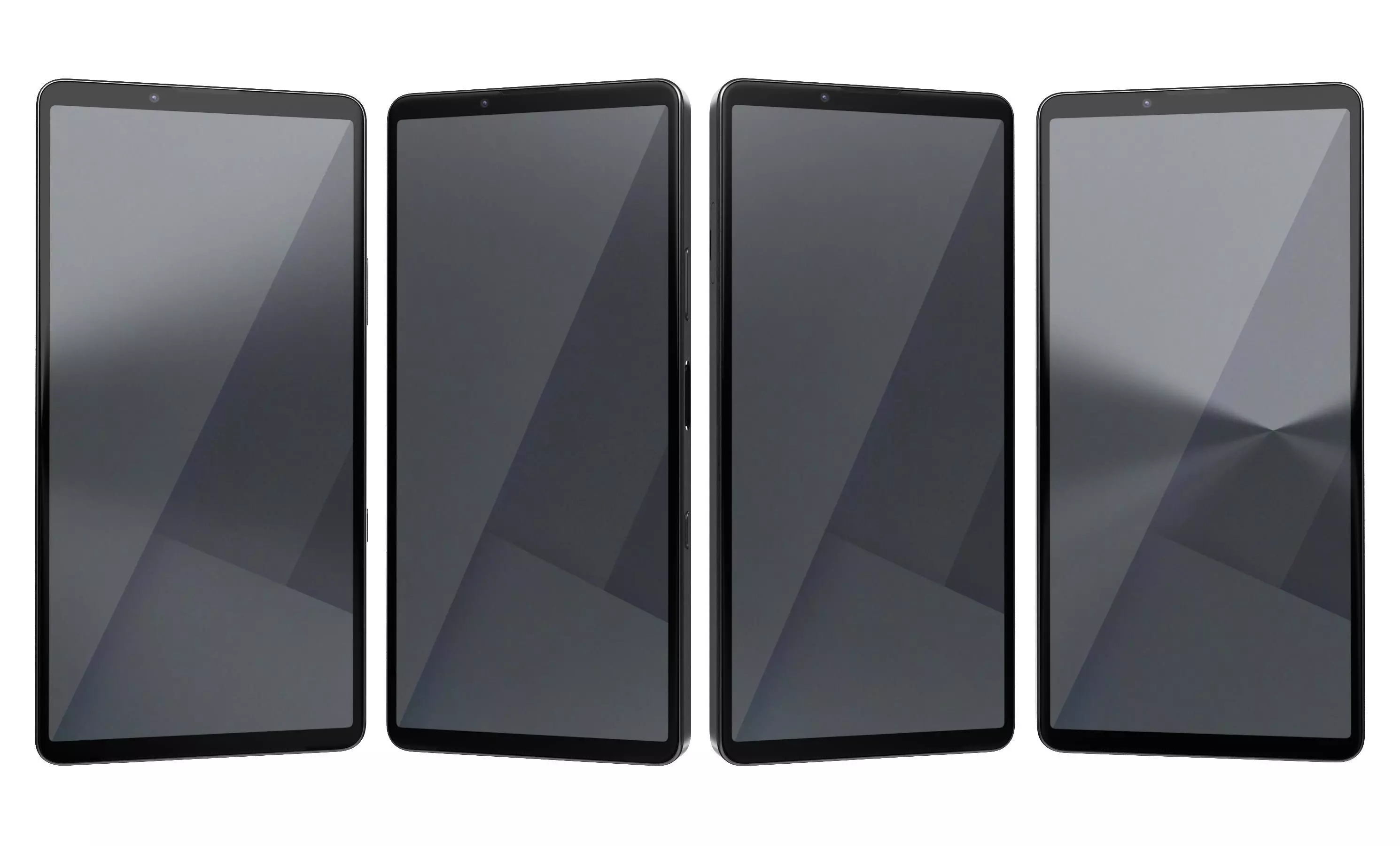 Sony Xperia 10 VII Charcoal Black 3D model_12