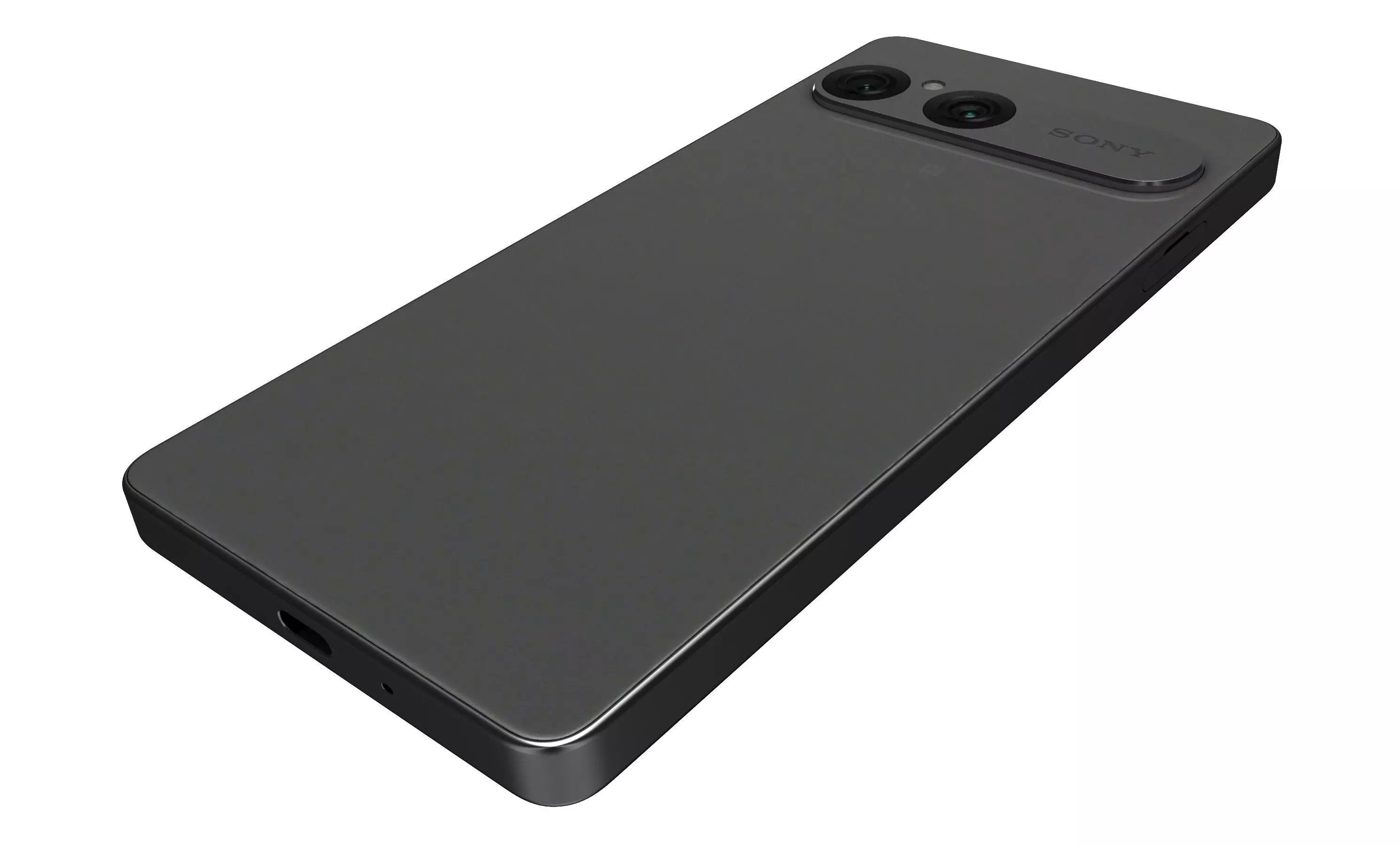 Sony Xperia 10 VII Charcoal Black 3D model_11