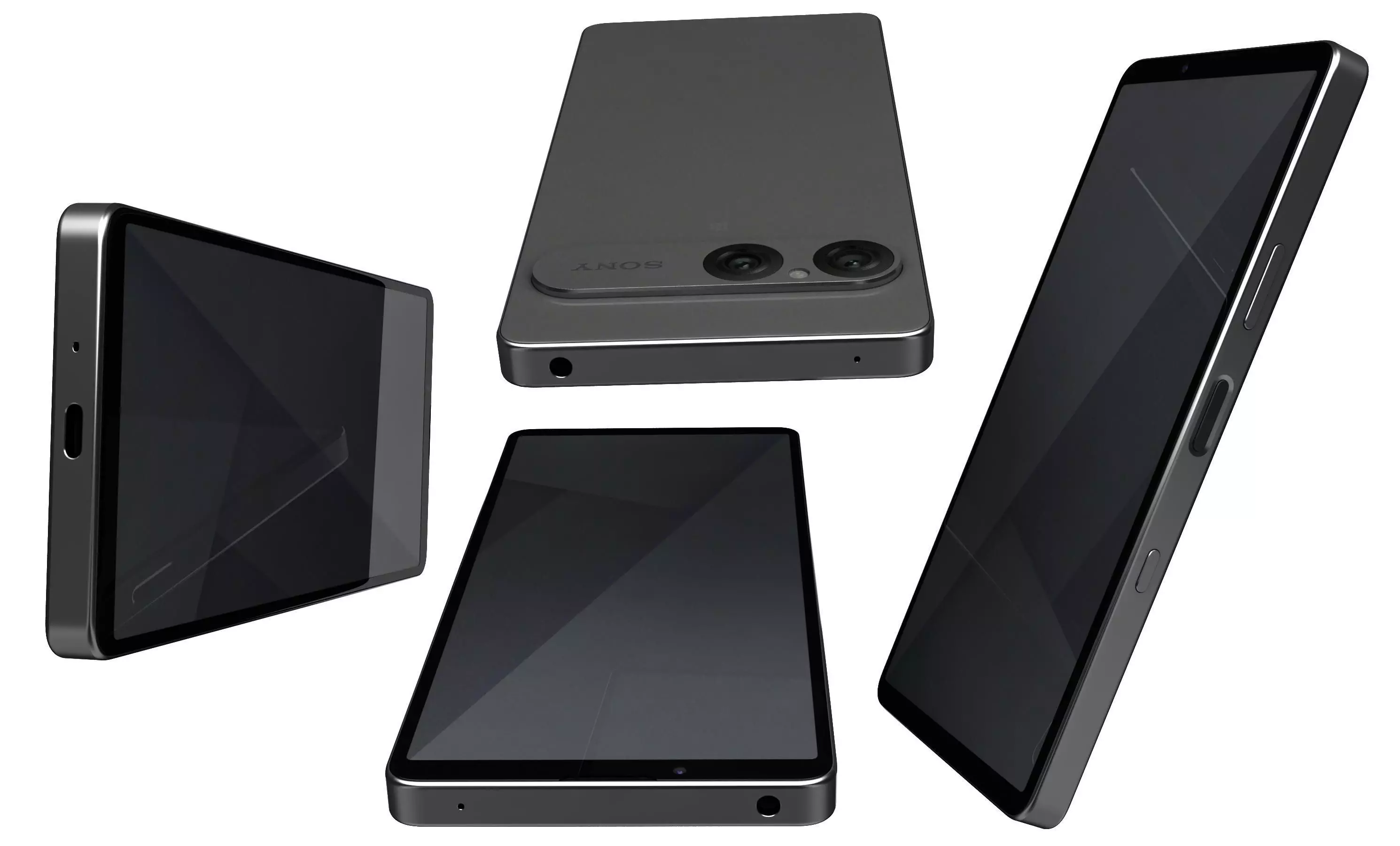 Sony Xperia 10 VII Charcoal Black 3D model_8