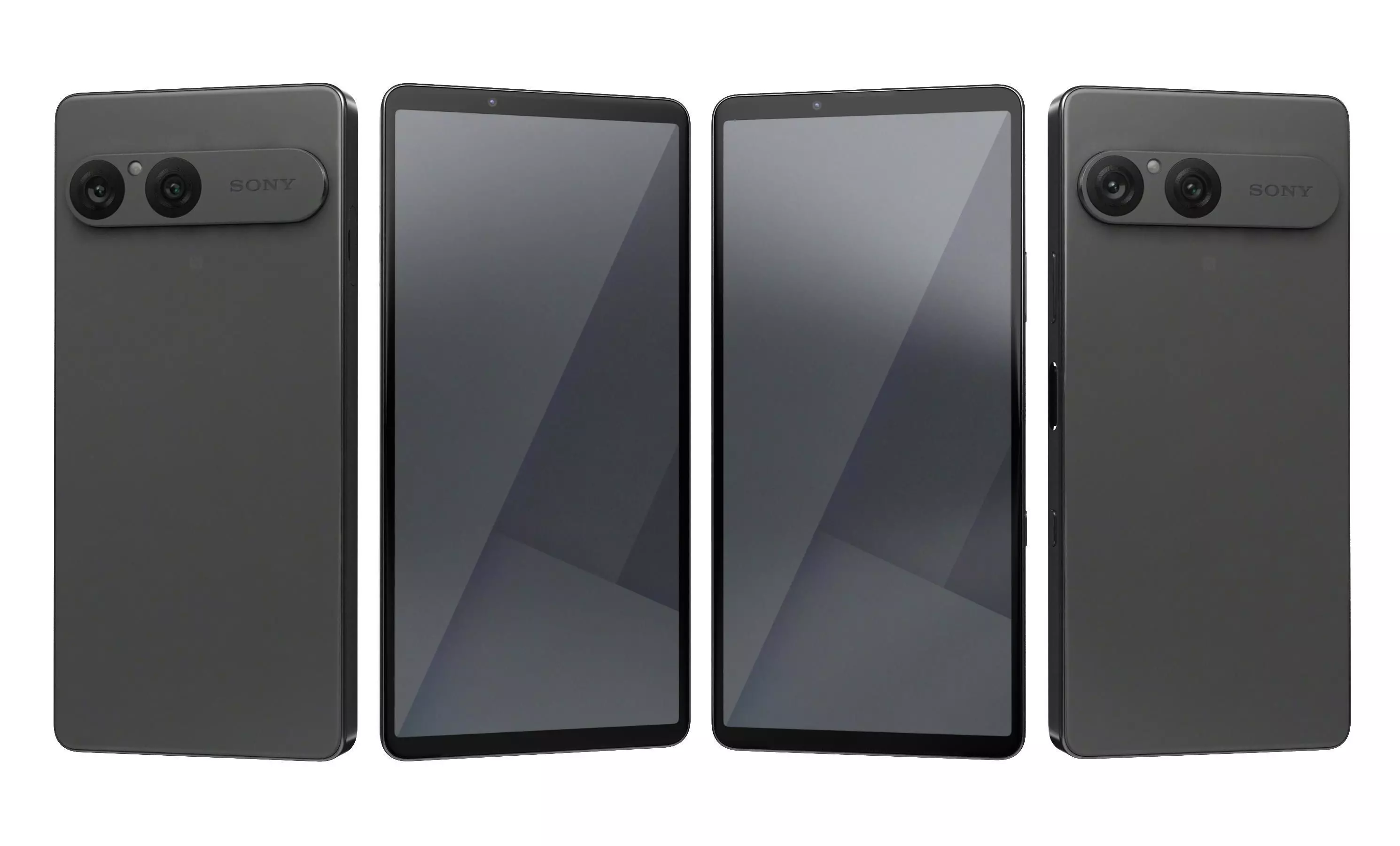 Sony Xperia 10 VII Charcoal Black 3D model_30