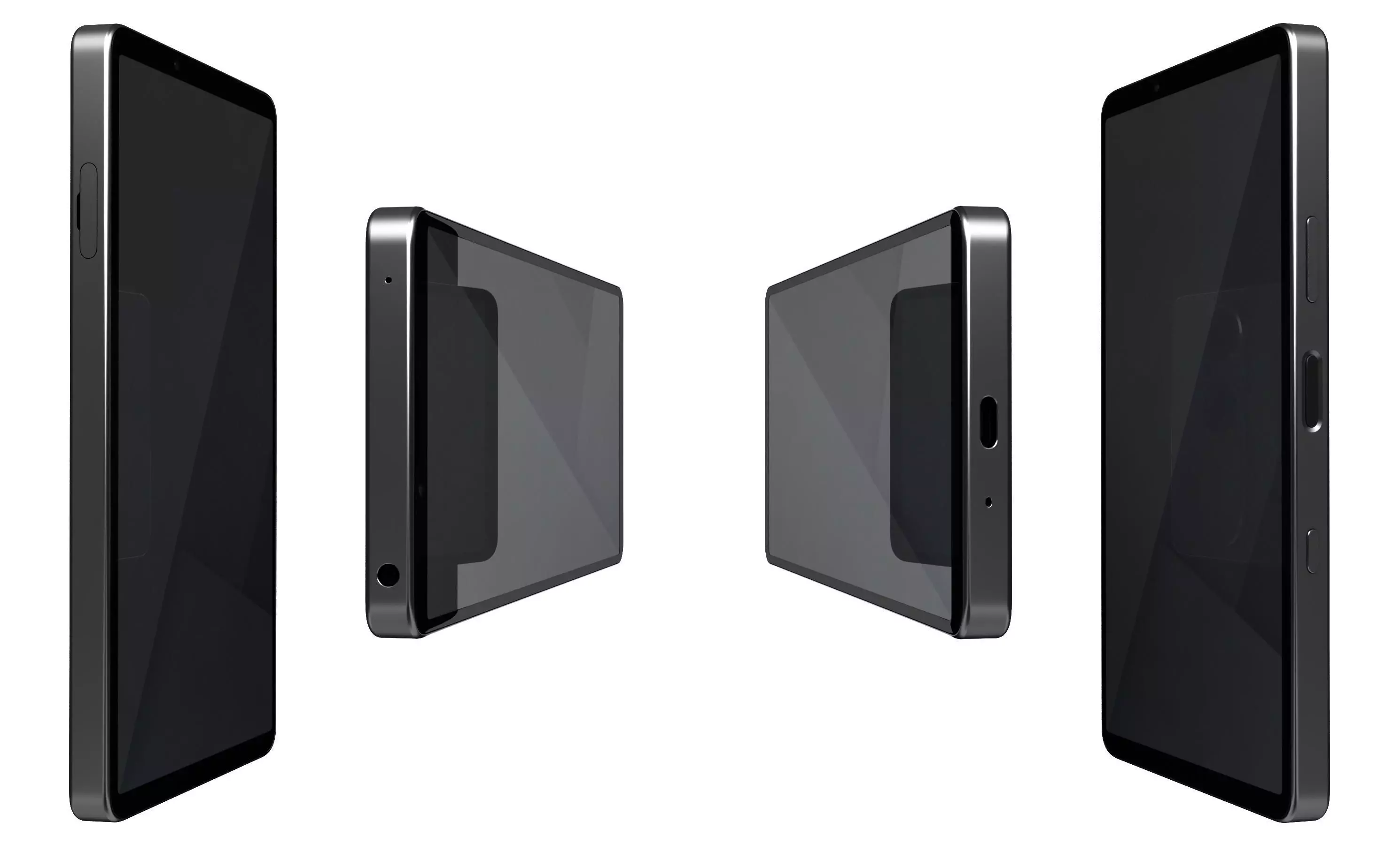 Sony Xperia 10 VII Charcoal Black 3D model_1