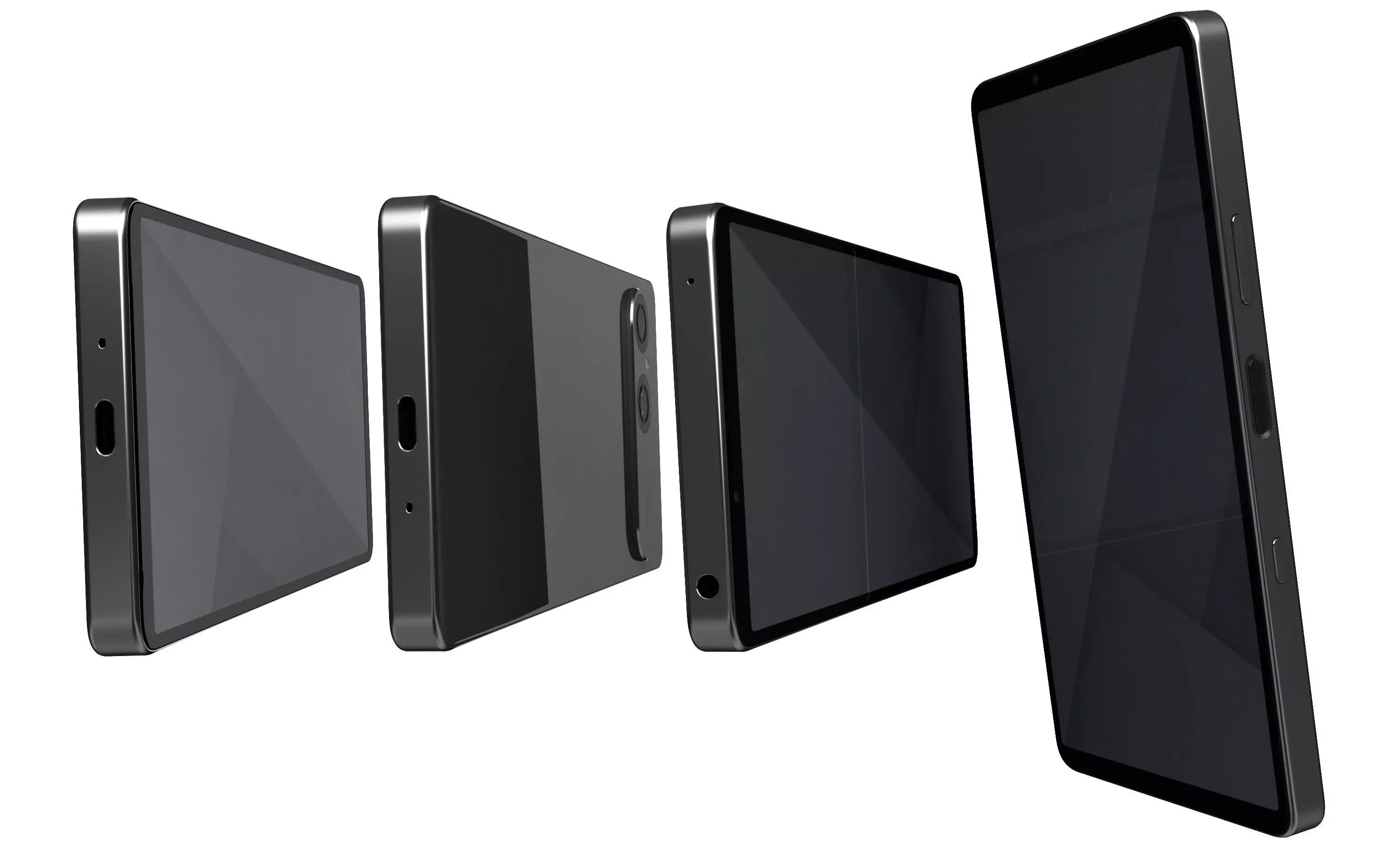 Sony Xperia 10 VII Charcoal Black 3D model_7