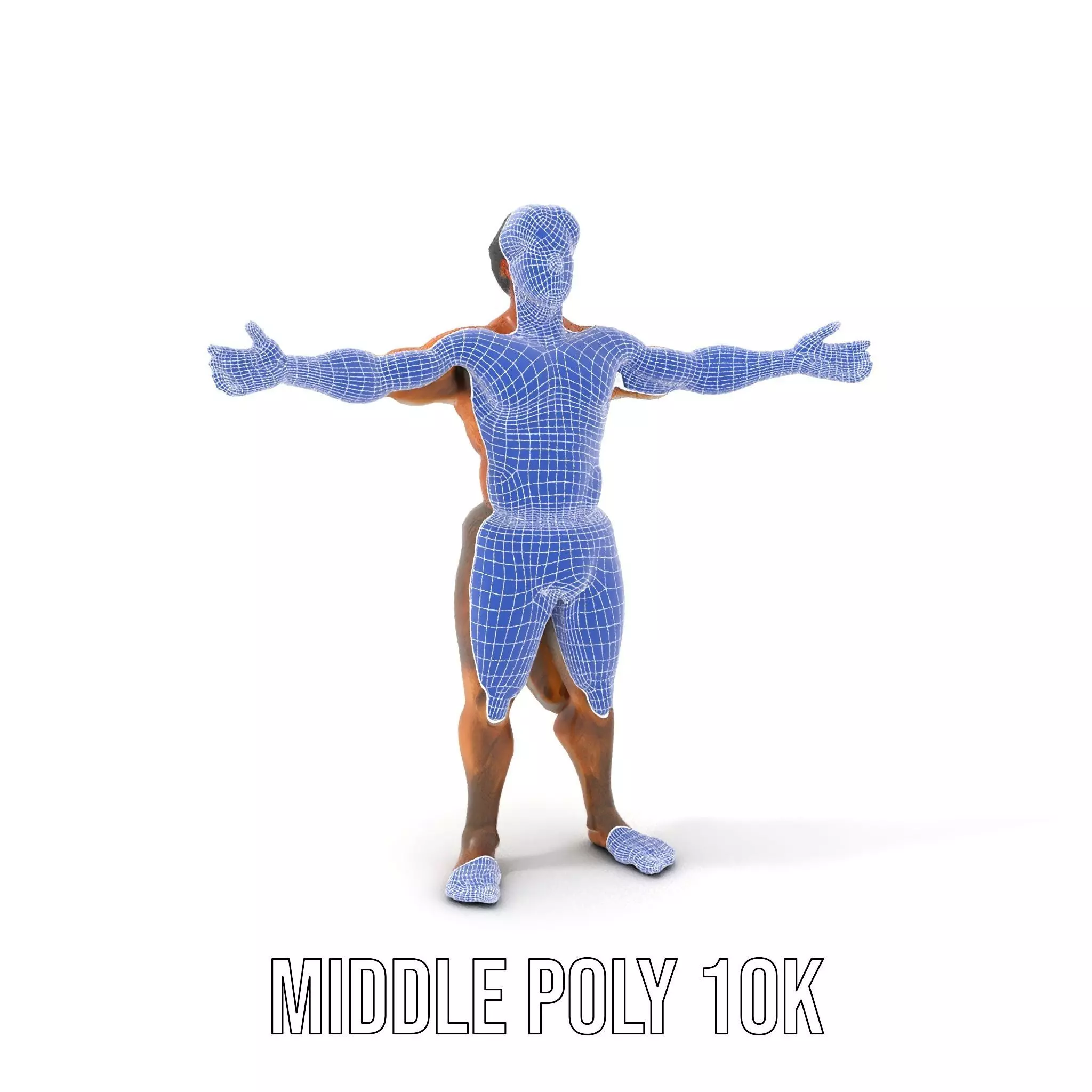 Forest Satyr Character model pack Low-poly 3D model_5