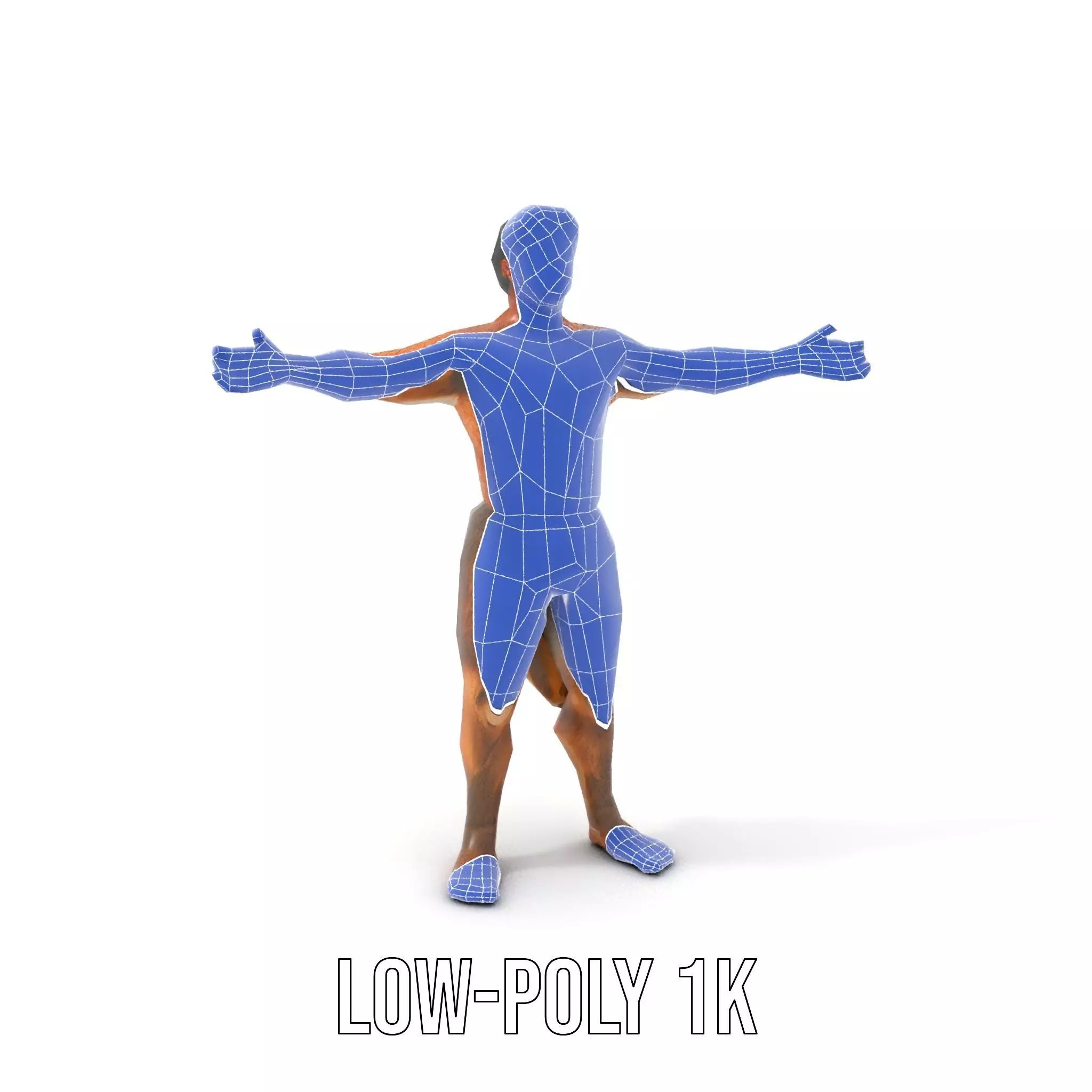 Forest Satyr Character model pack Low-poly 3D model_12