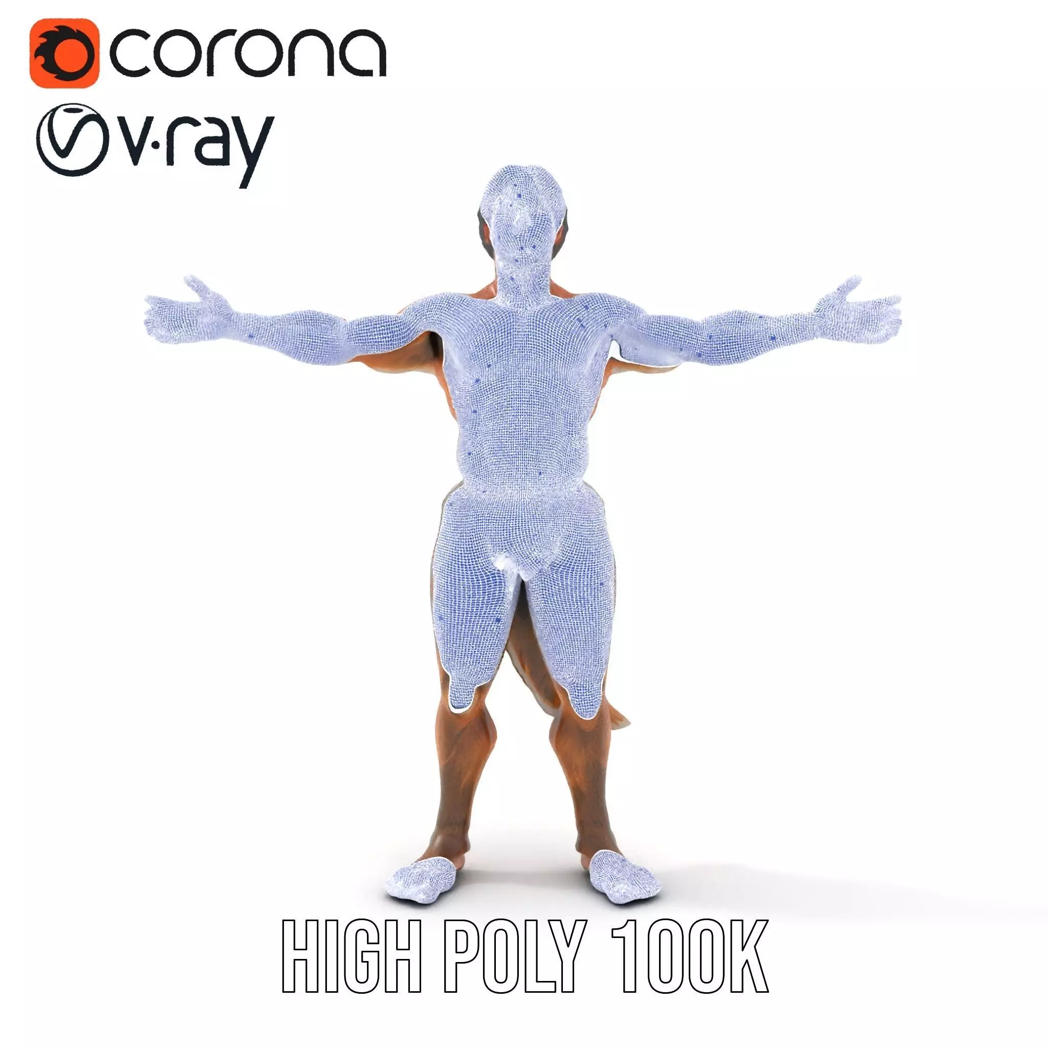 Forest Satyr Character model pack Low-poly 3D model_29