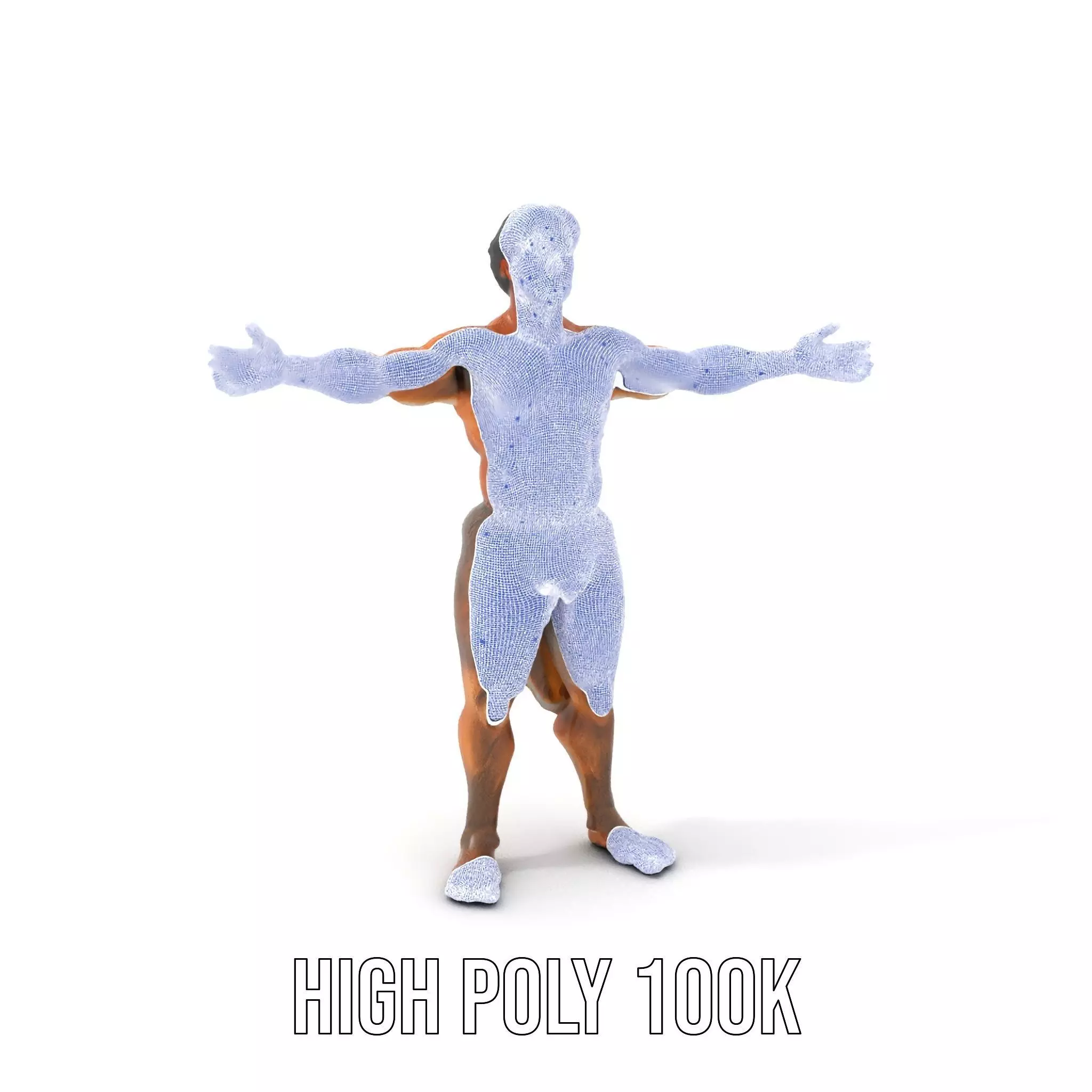 Forest Satyr Character model pack Low-poly 3D model_4