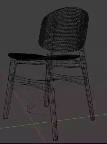 Modern Chair - Game Ready 3D Model Low-poly 3D model 3