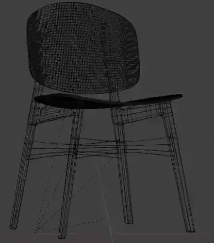 Modern Chair - Game Ready 3D Model Low-poly 3D model 2