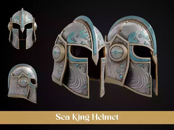 Stylized Numeror Helmet - Sea King
