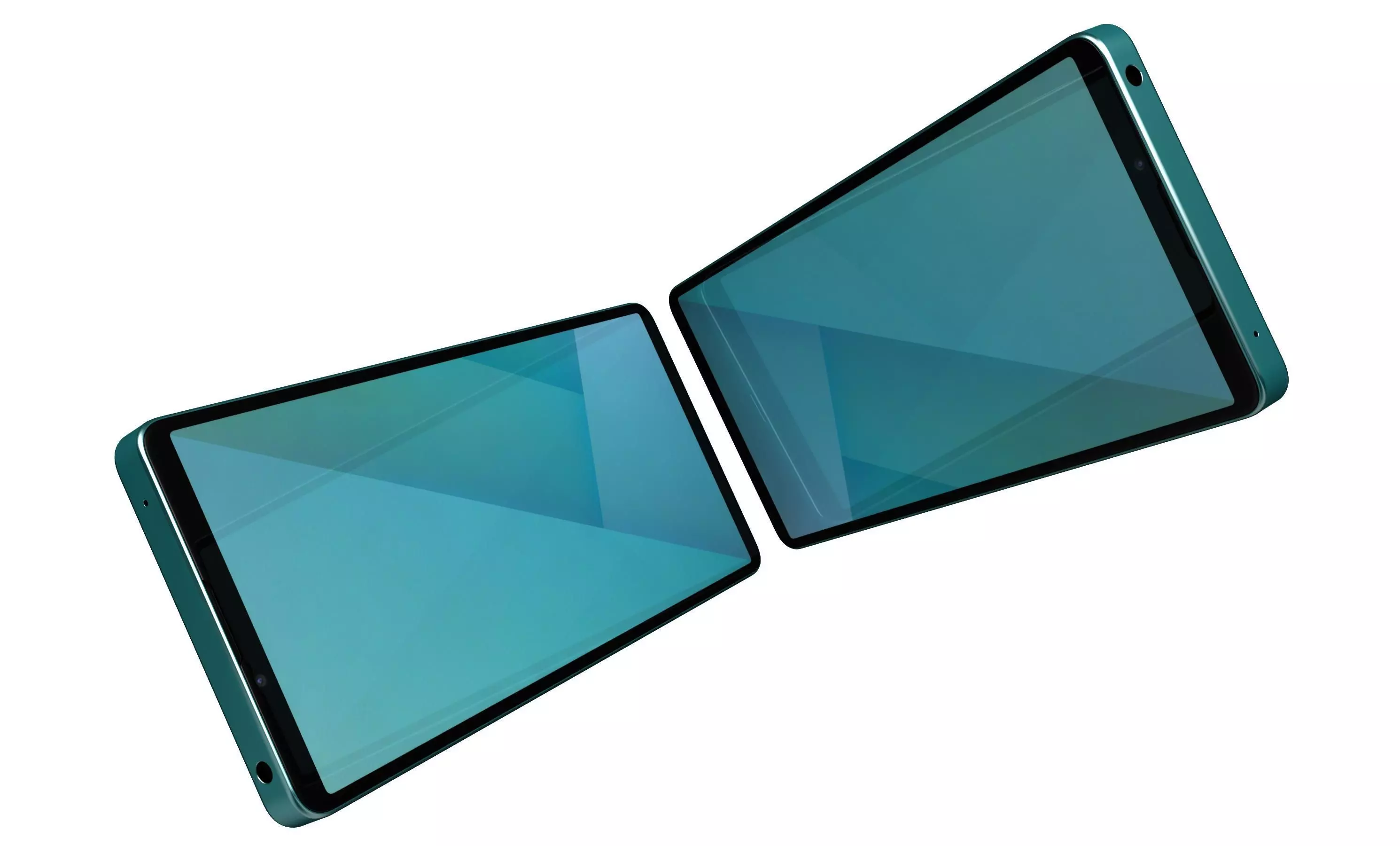 Sony Xperia 10 VII Turquoise 3D model_10