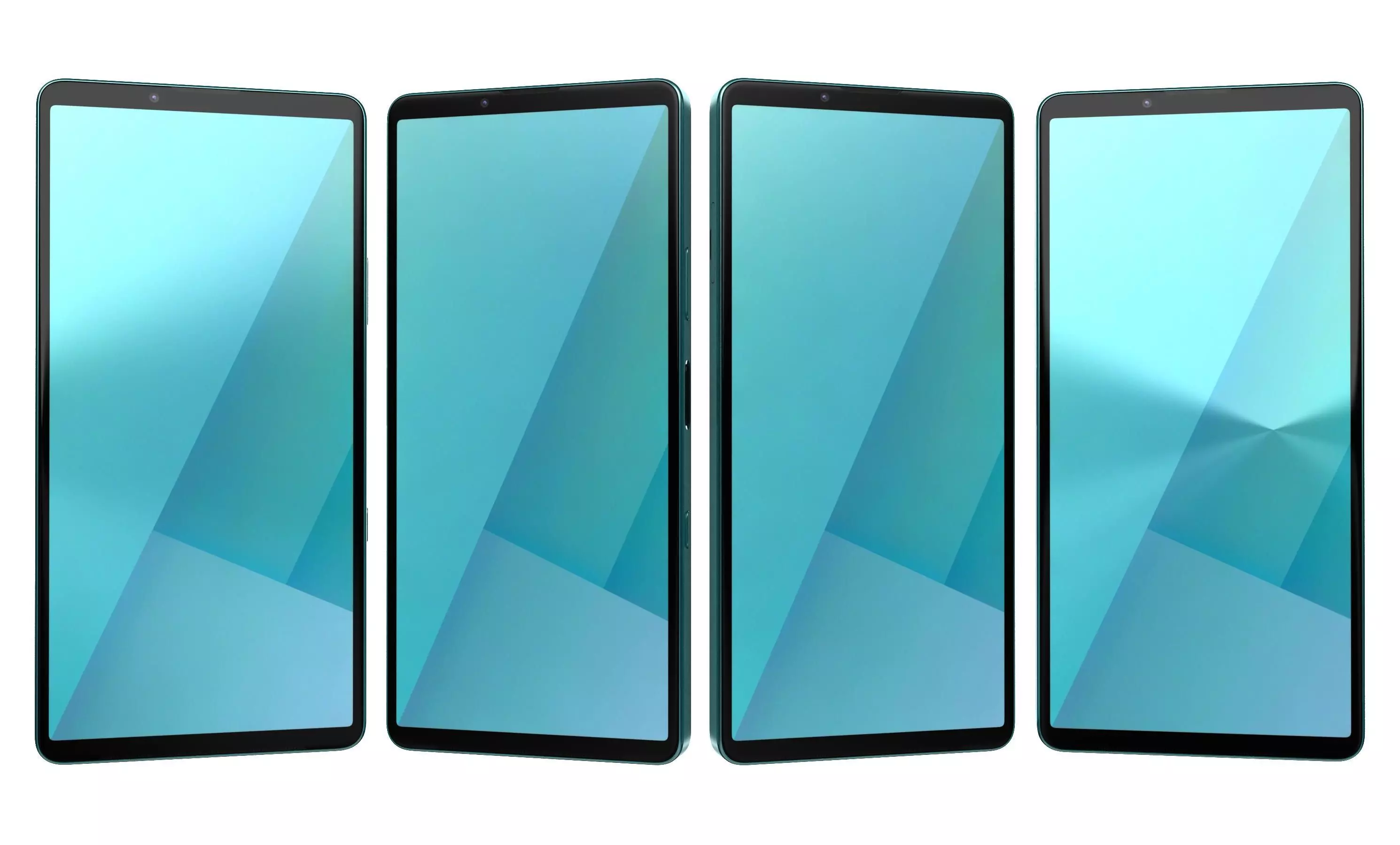 Sony Xperia 10 VII Turquoise 3D model_4