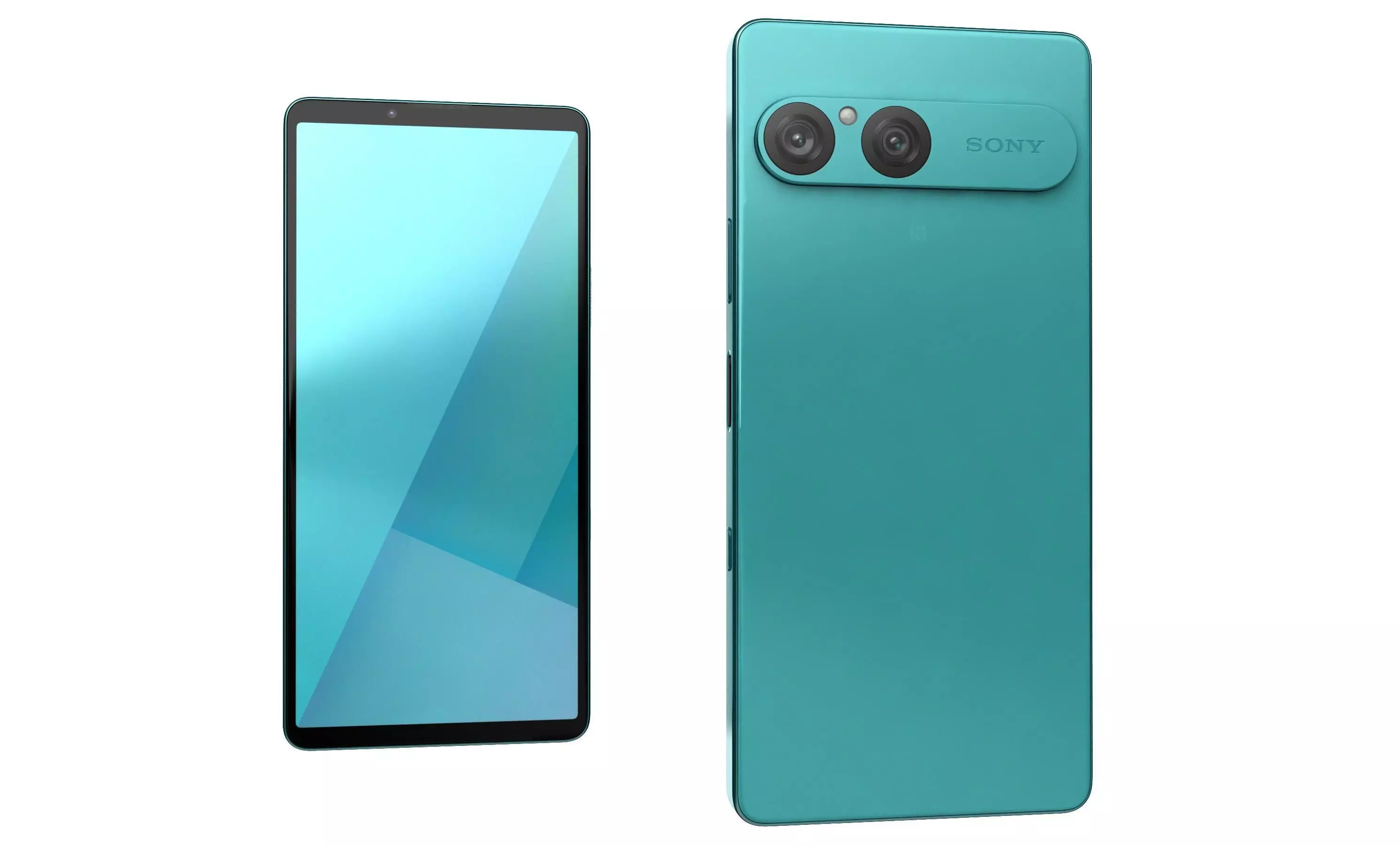 Sony Xperia 10 VII Turquoise 3D model_0