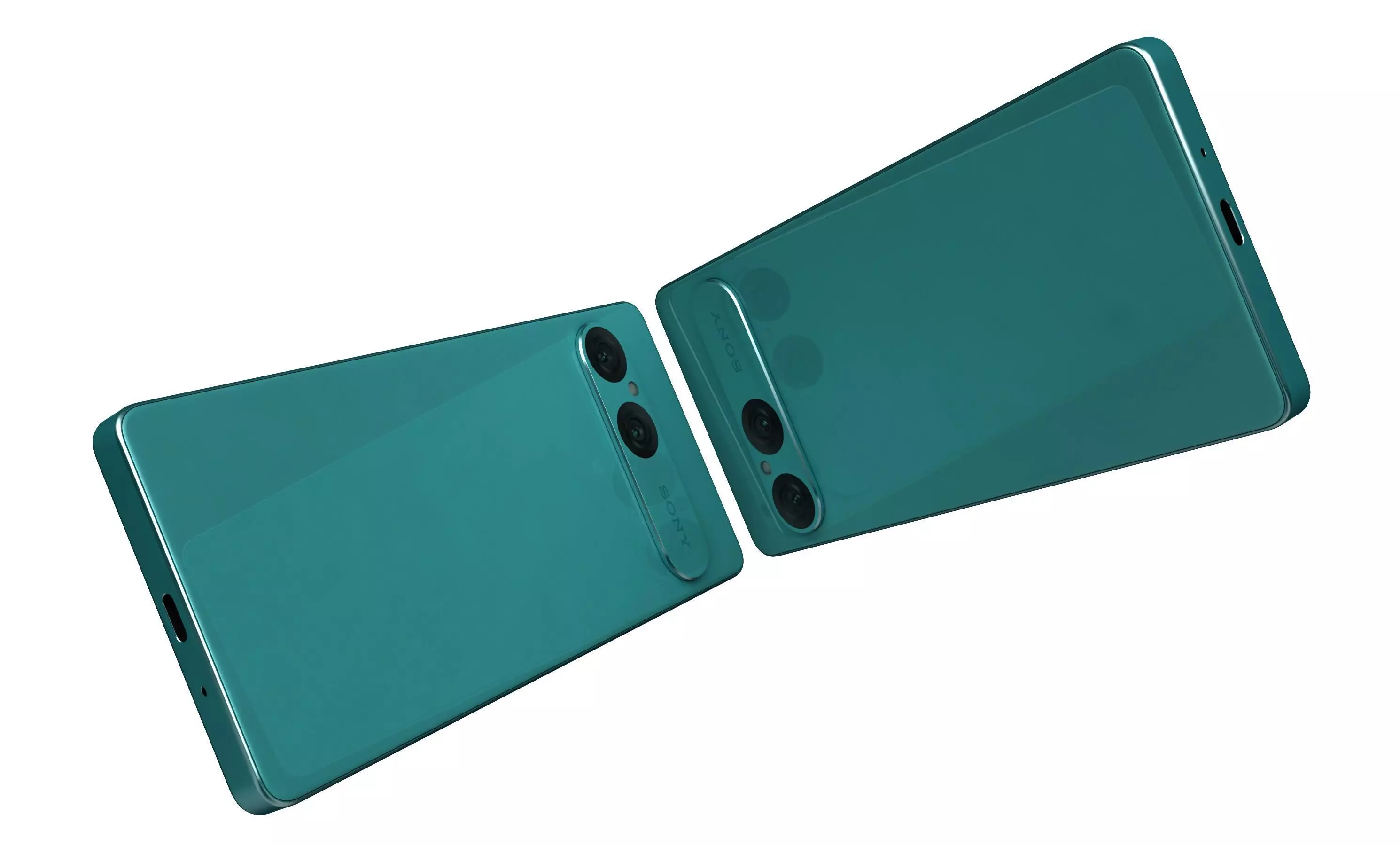 Sony Xperia 10 VII Turquoise 3D model_12