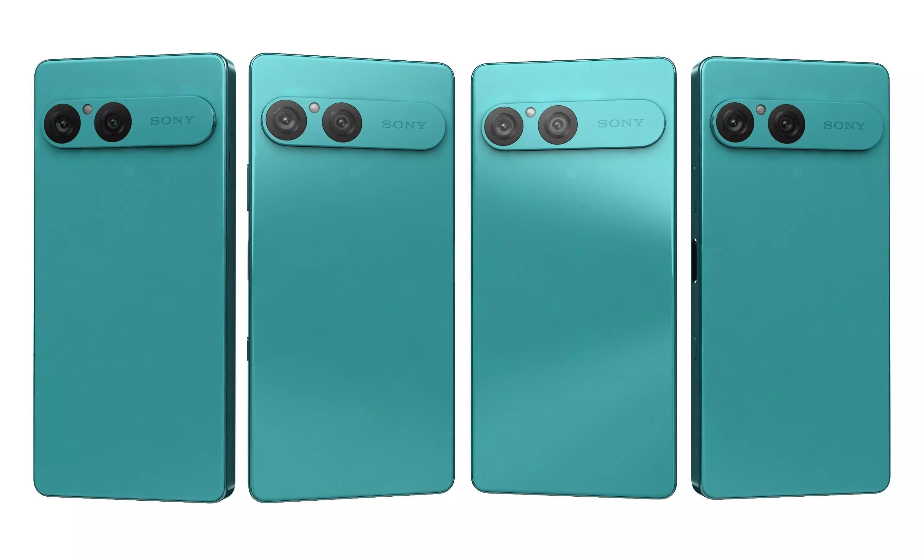 Sony Xperia 10 VII Turquoise 3D model_6