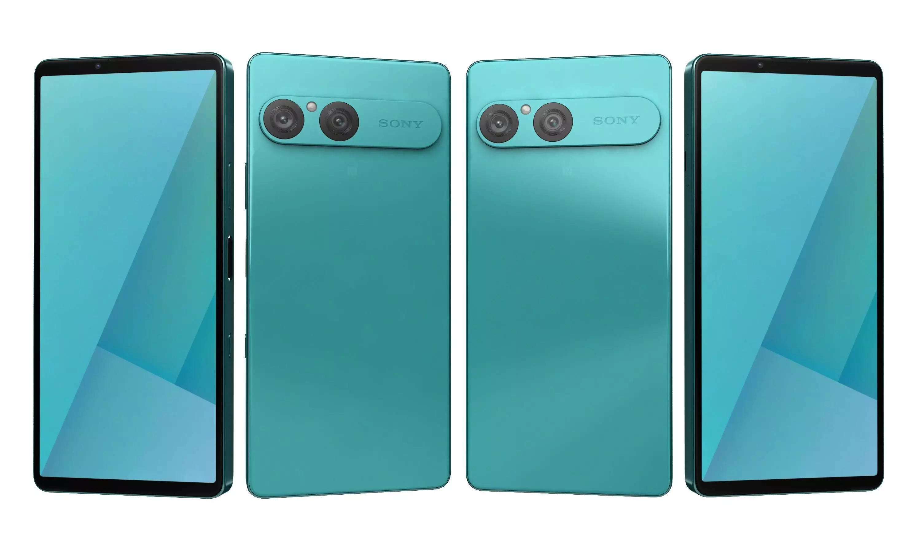 Sony Xperia 10 VII Turquoise 3D model_7