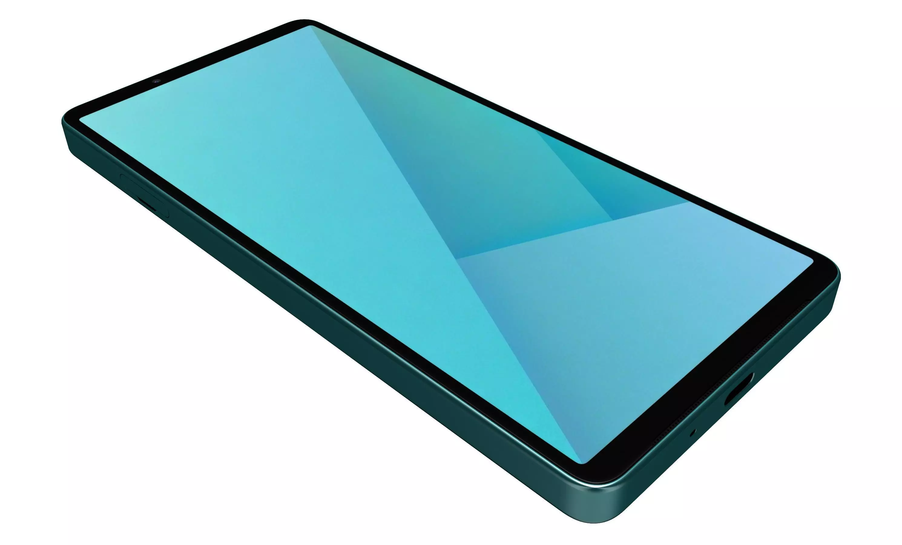 Sony Xperia 10 VII Turquoise 3D model_16