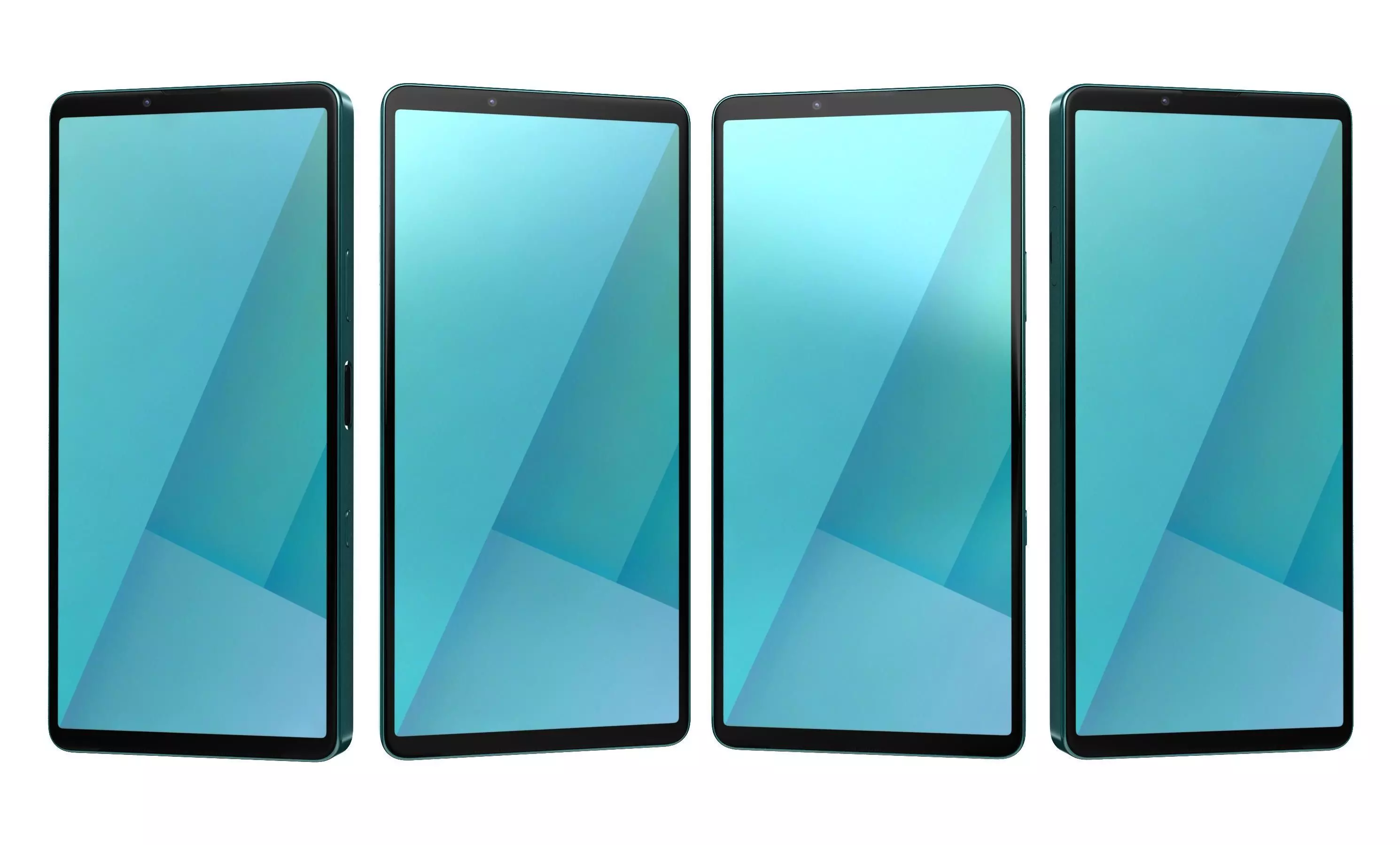 Sony Xperia 10 VII Turquoise 3D model_5