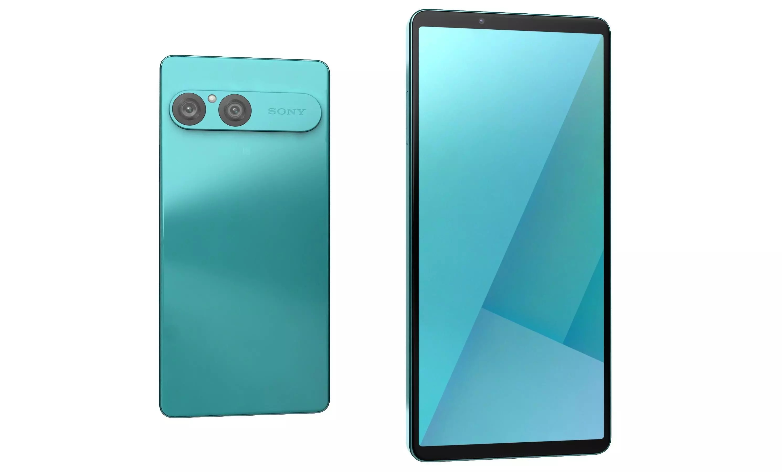 Sony Xperia 10 VII Turquoise 3D model_2