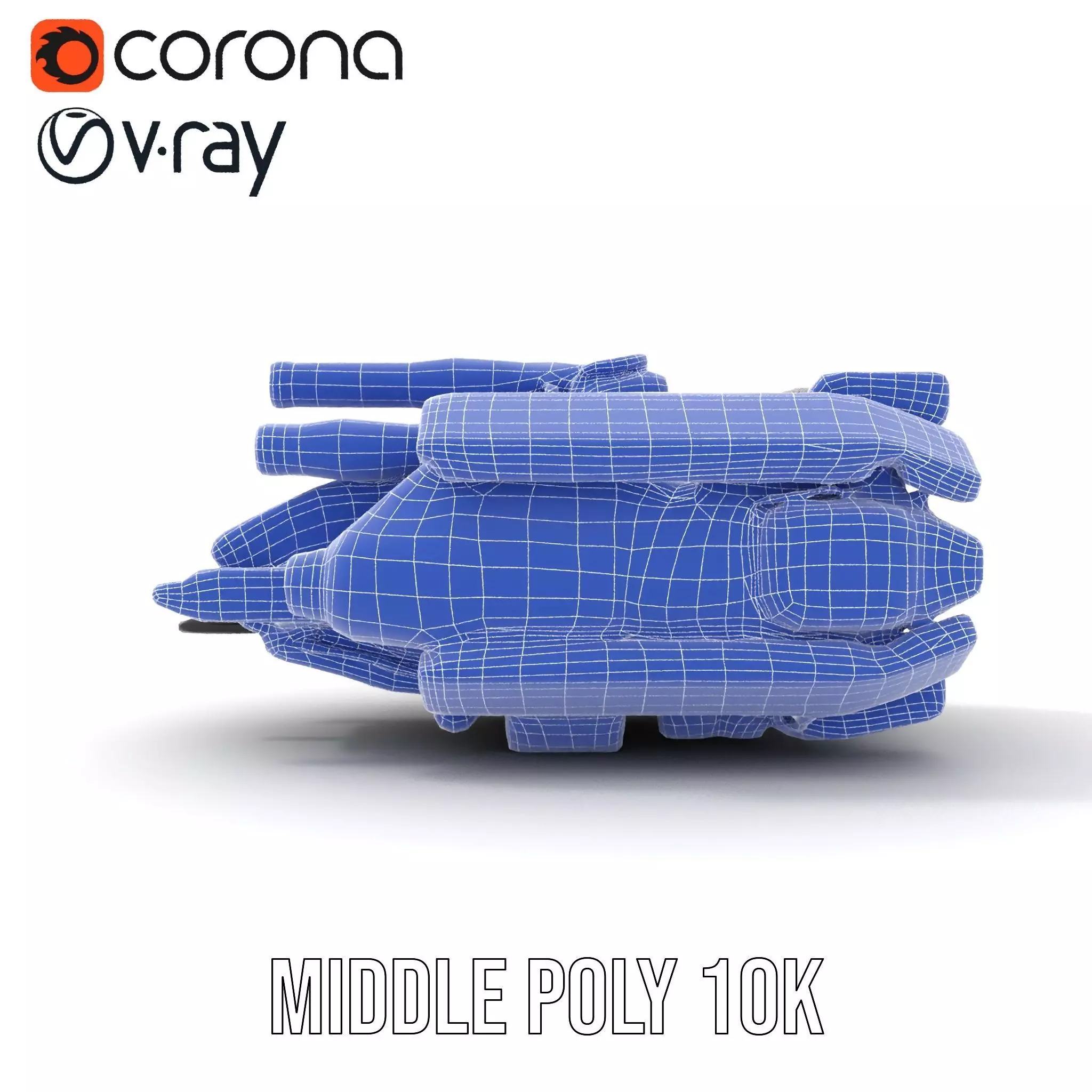 Sleek White Spaceship model pack Low-poly 3D model_27