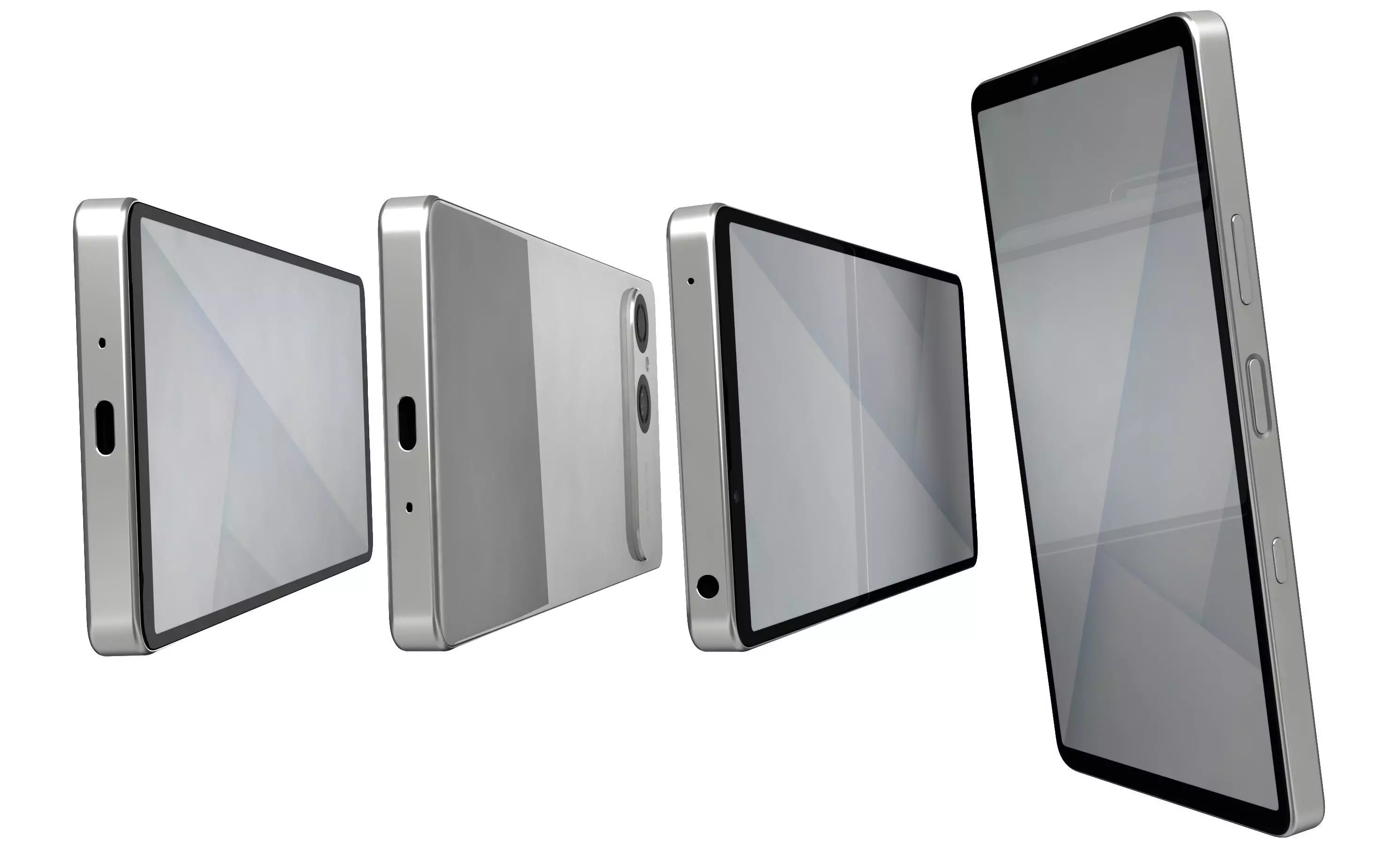 Sony Xperia 10 VII White 3D model_23