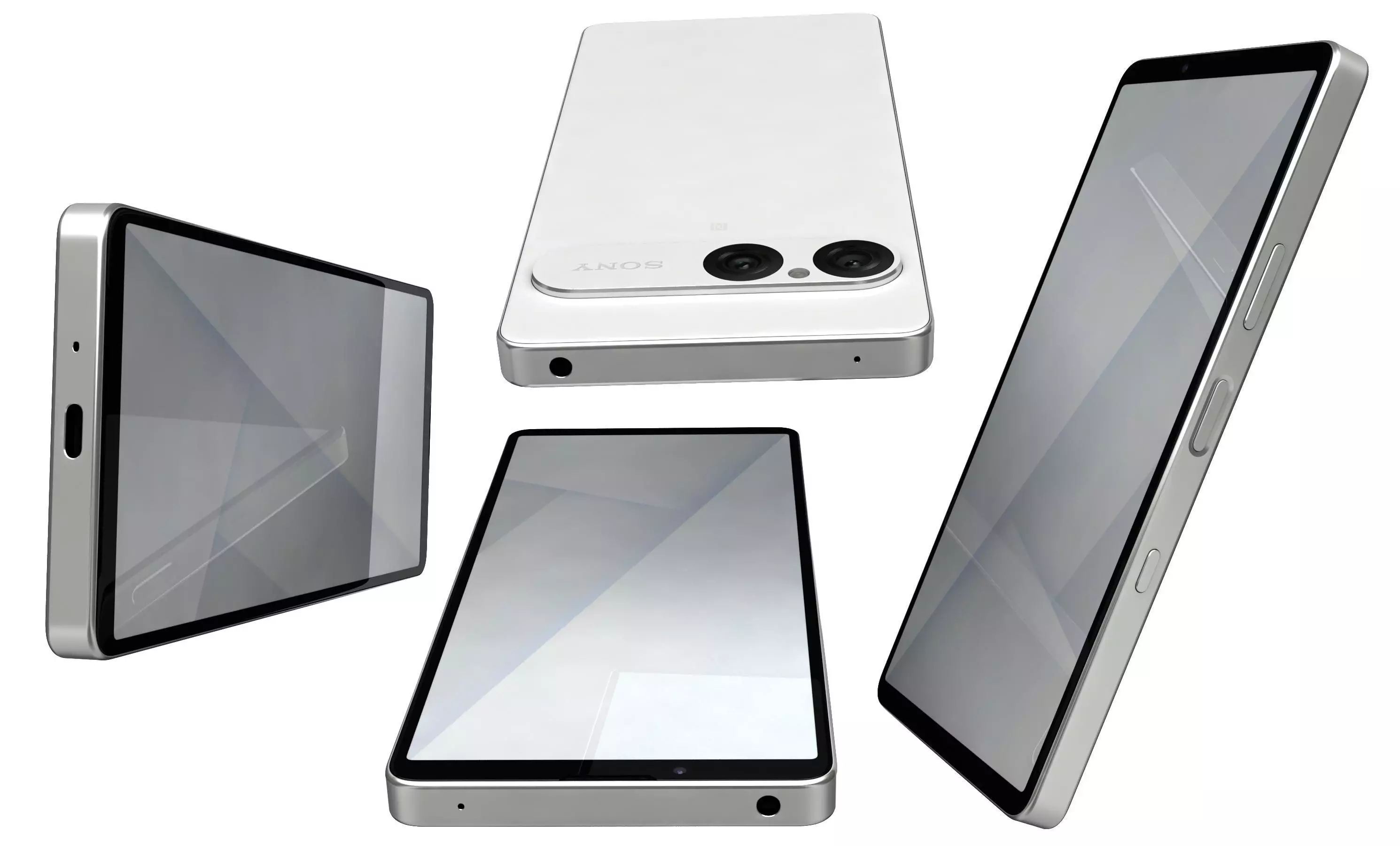 Sony Xperia 10 VII White 3D model_14